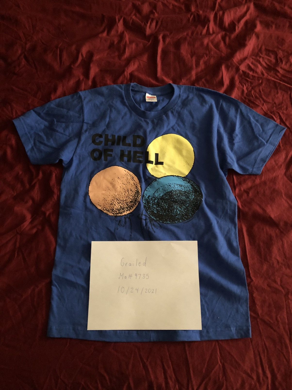 Supreme Supreme Child of Hell Tee - Fall/Winter 2015 Size US M / EU 48-50 / 2 - 4 Thumbnail