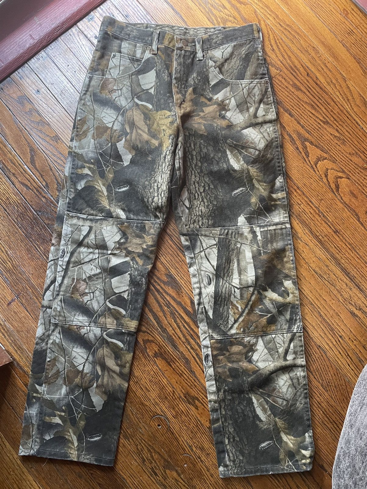 Vintage Realtree camo double knee pants | Grailed