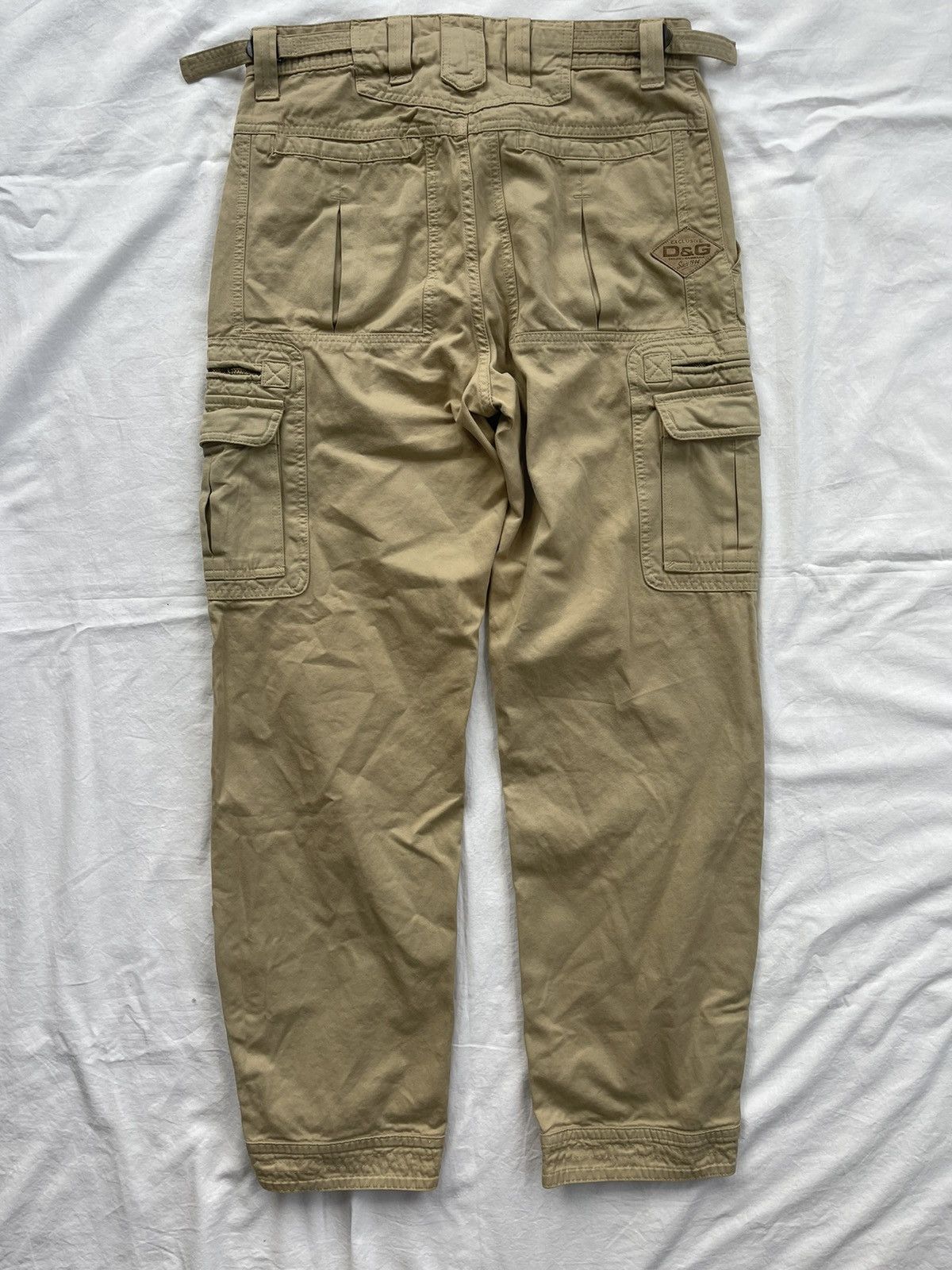 Dolce & Gabbana Vintage D&G zip cargo adjustable pants Size US 32 / EU 48 - 2 Thumbnail
