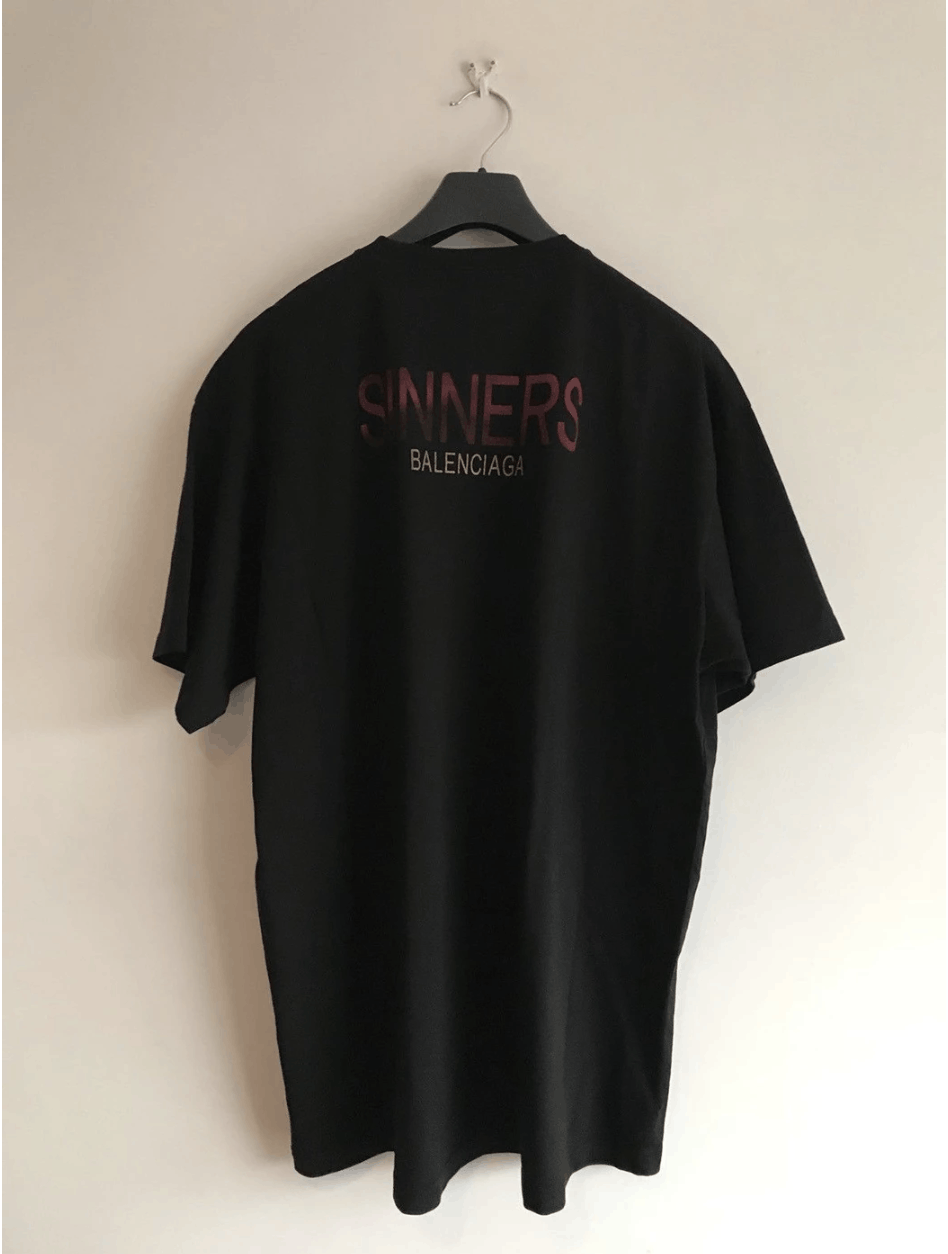 balenciaga sinners shirt