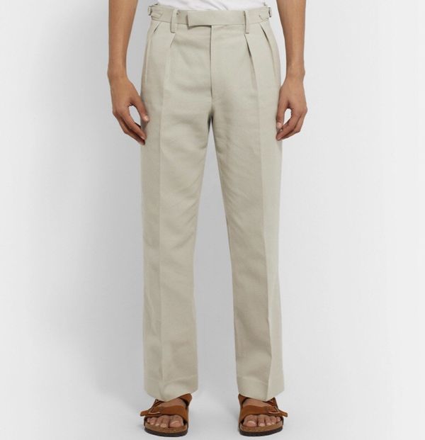 Auralee Wool Washi Amunzen Wide Slacks | Grailed