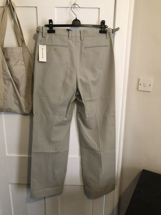 Auralee Wool Washi Amunzen Wide Slacks | Grailed