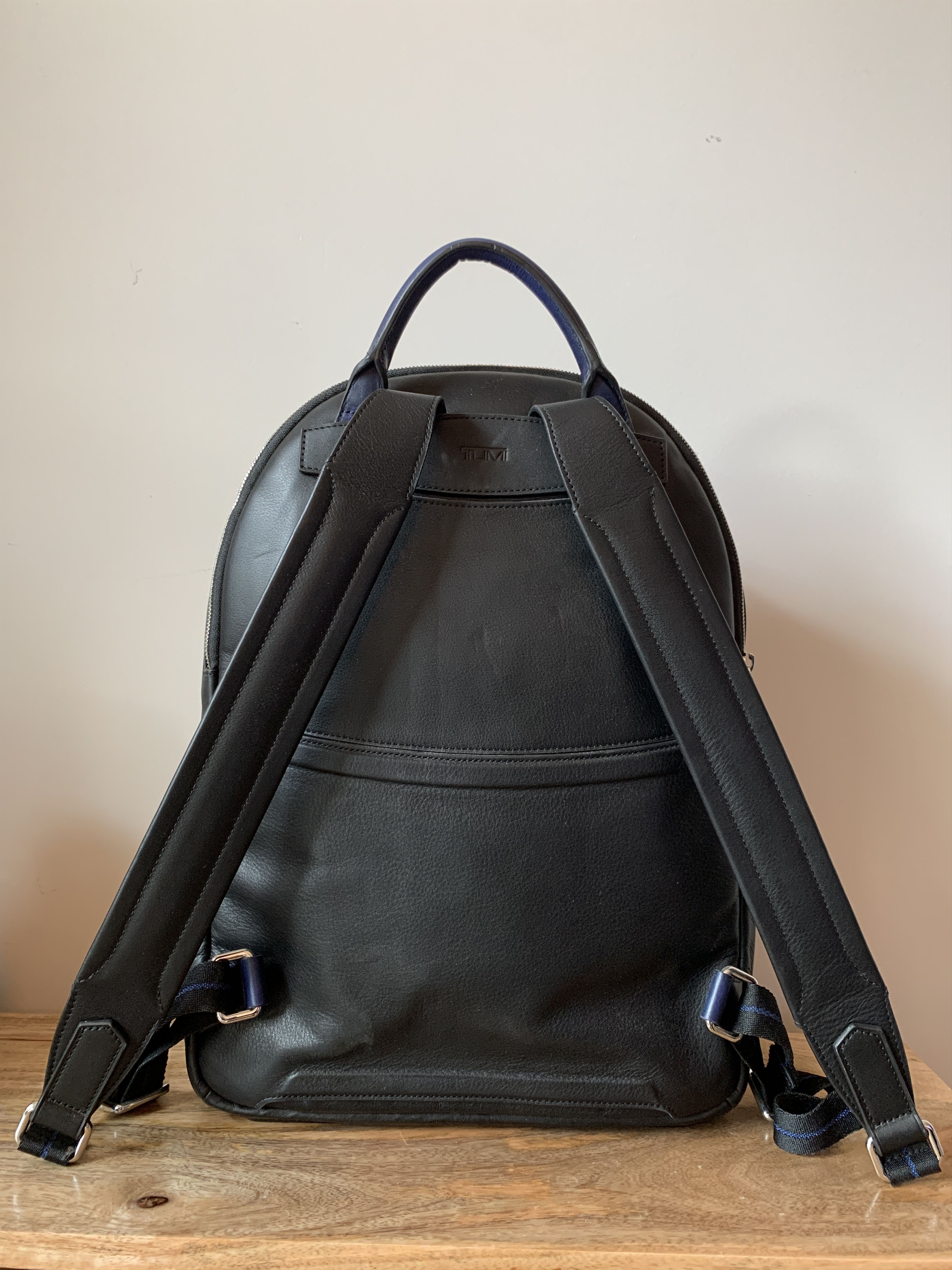 Tumi Turin Matteo Italian Leather Work Backpack Travel Luxury | Grailed