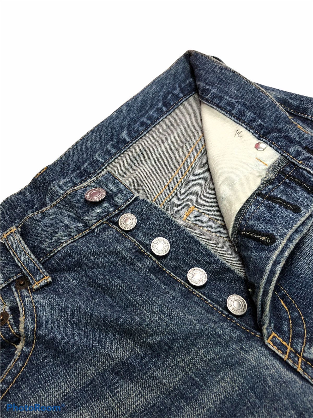Takeo Kikuchi REMAKE DISTRESSED DENIM BY “TAKEO KIKUCHI” Size US 30 / EU 46 - 8 Thumbnail