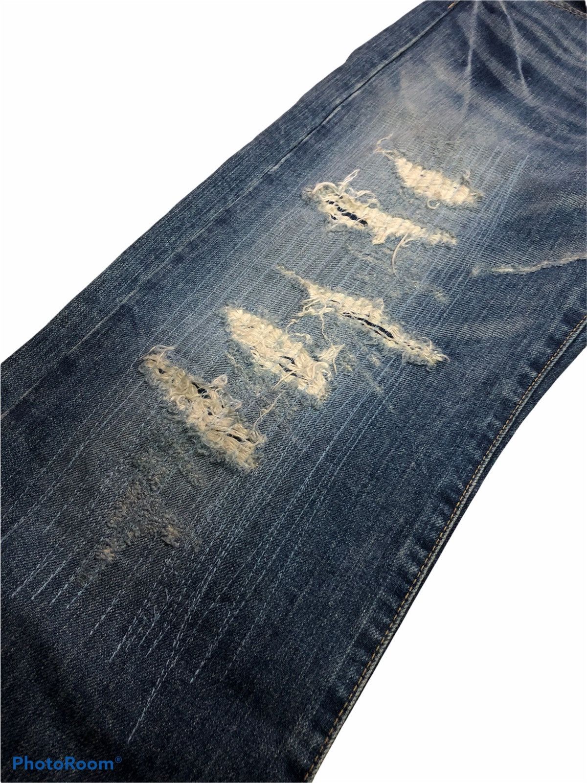 Takeo Kikuchi REMAKE DISTRESSED DENIM BY “TAKEO KIKUCHI” Size US 30 / EU 46 - 10 Thumbnail