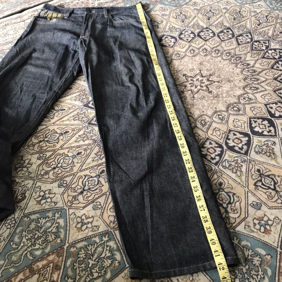 X-LARGE Vintage 90s XLARGE Denim Full Print Made in USA Size US 32 / EU 48 - 17 Thumbnail