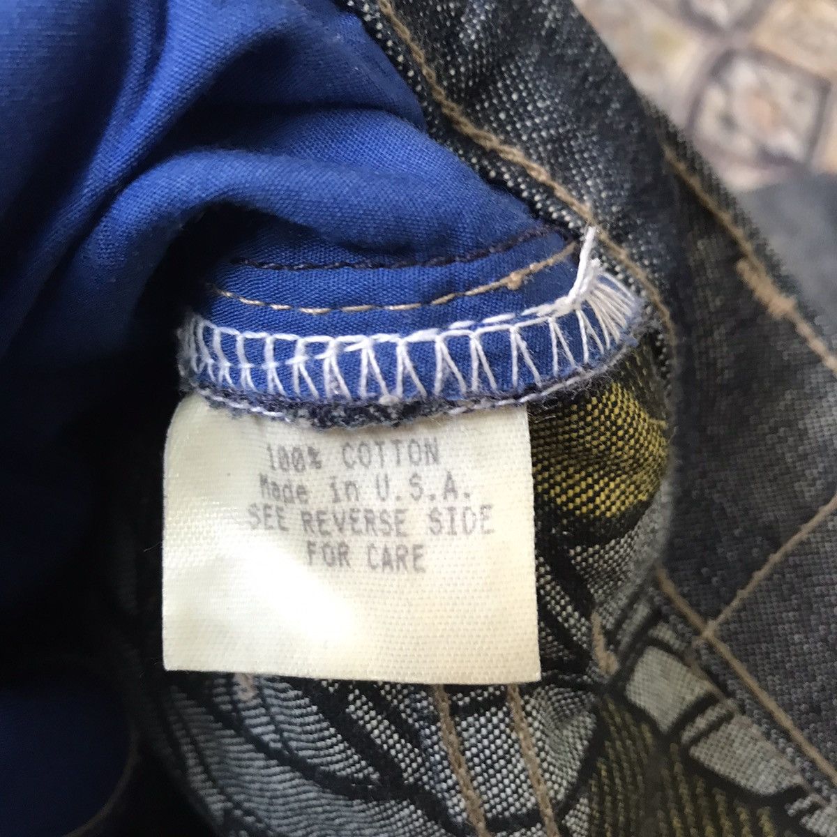 X-LARGE Vintage 90s XLARGE Denim Full Print Made in USA Size US 32 / EU 48 - 24 Thumbnail