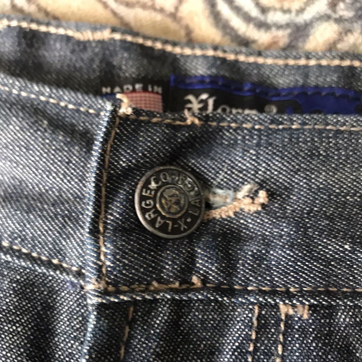 X-LARGE Vintage 90s XLARGE Denim Full Print Made in USA Size US 32 / EU 48 - 15 Thumbnail