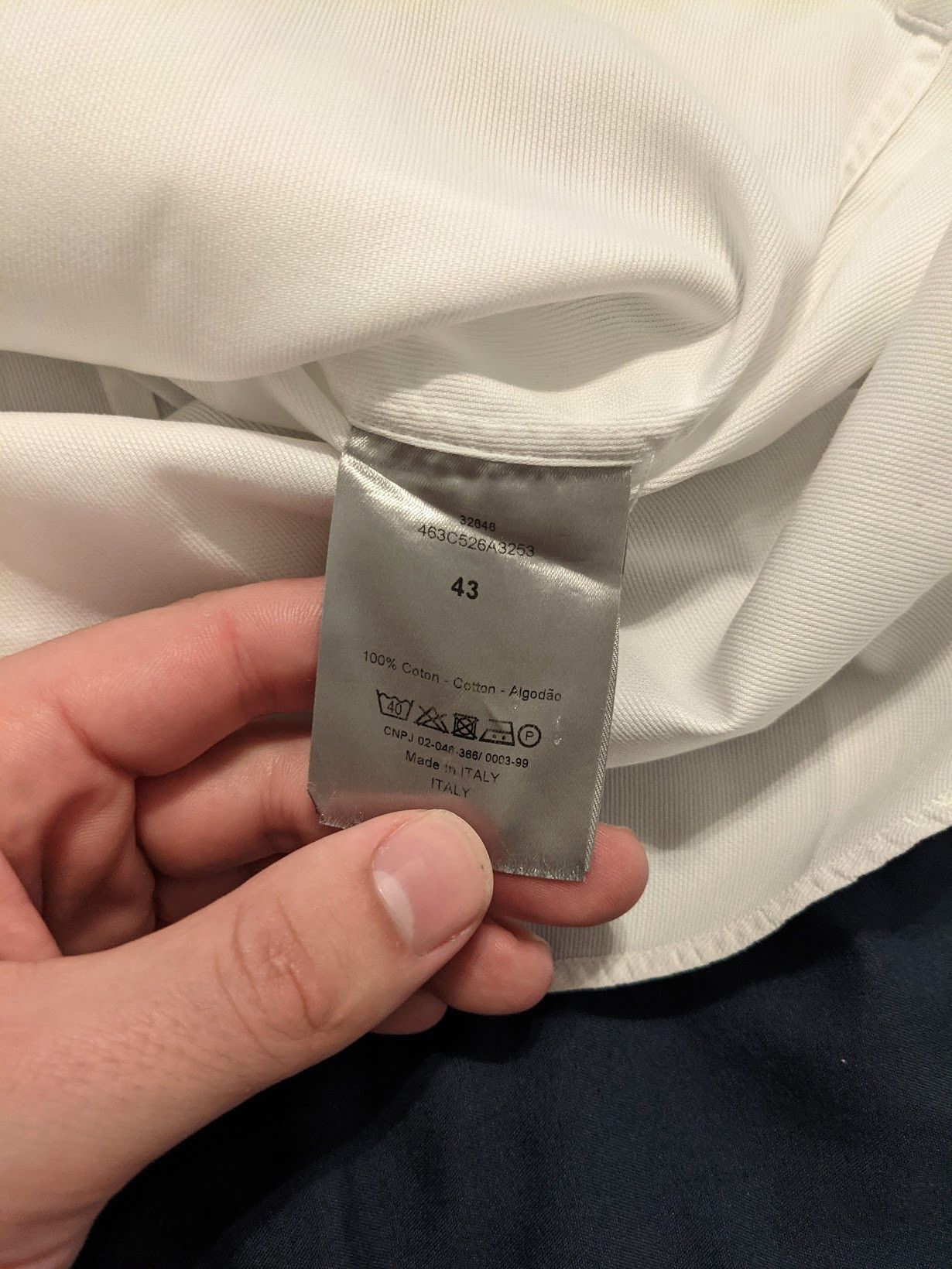 Dior French Cuff Shirt Size US M / EU 48-50 / 2 - 3 Thumbnail
