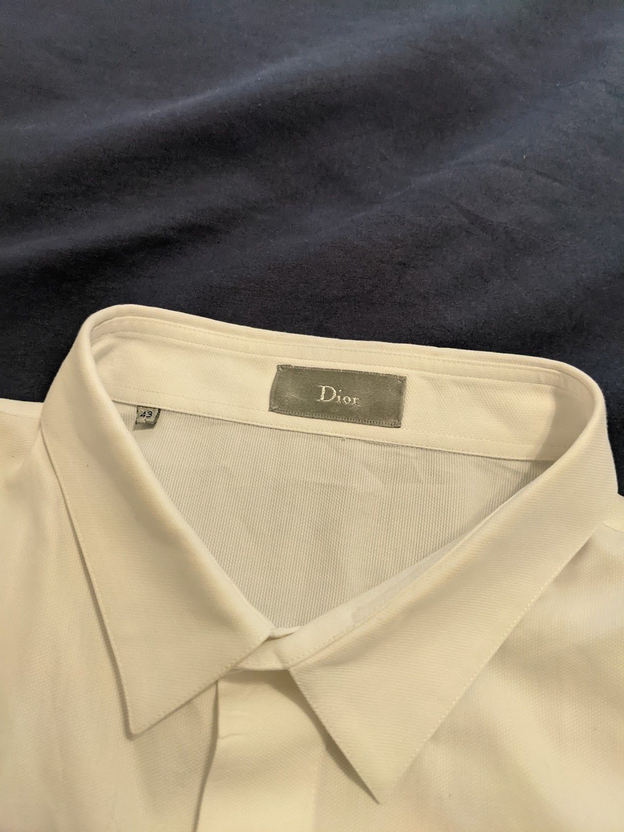 Dior French Cuff Shirt Size US M / EU 48-50 / 2 - 2 Thumbnail