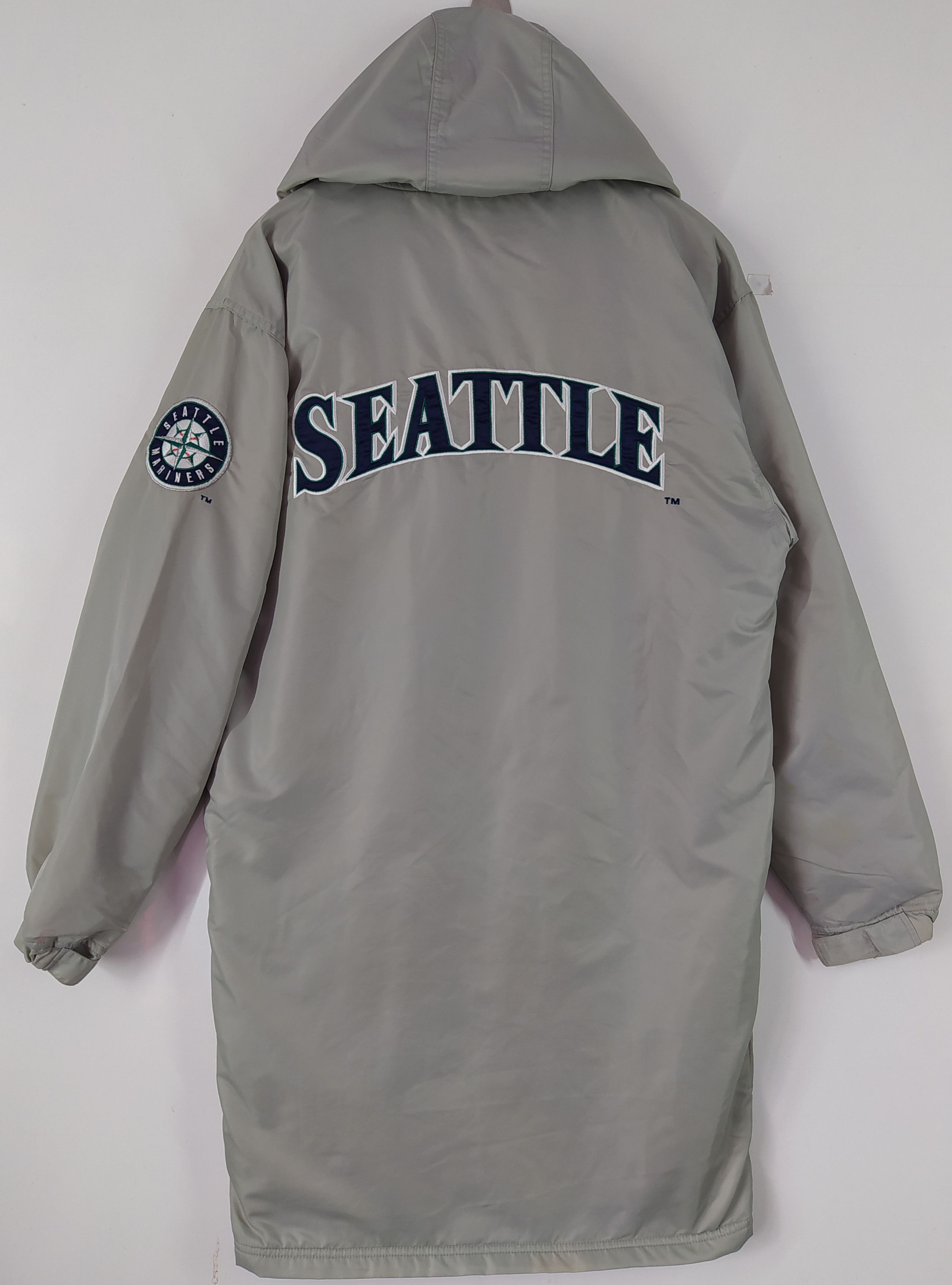 MLB × Vintage Vintage Y2K MLB Seattle Marine Embroidery Big Logo Hoodie Size US M / EU 48-50 / 2 - 1 Thumbnail