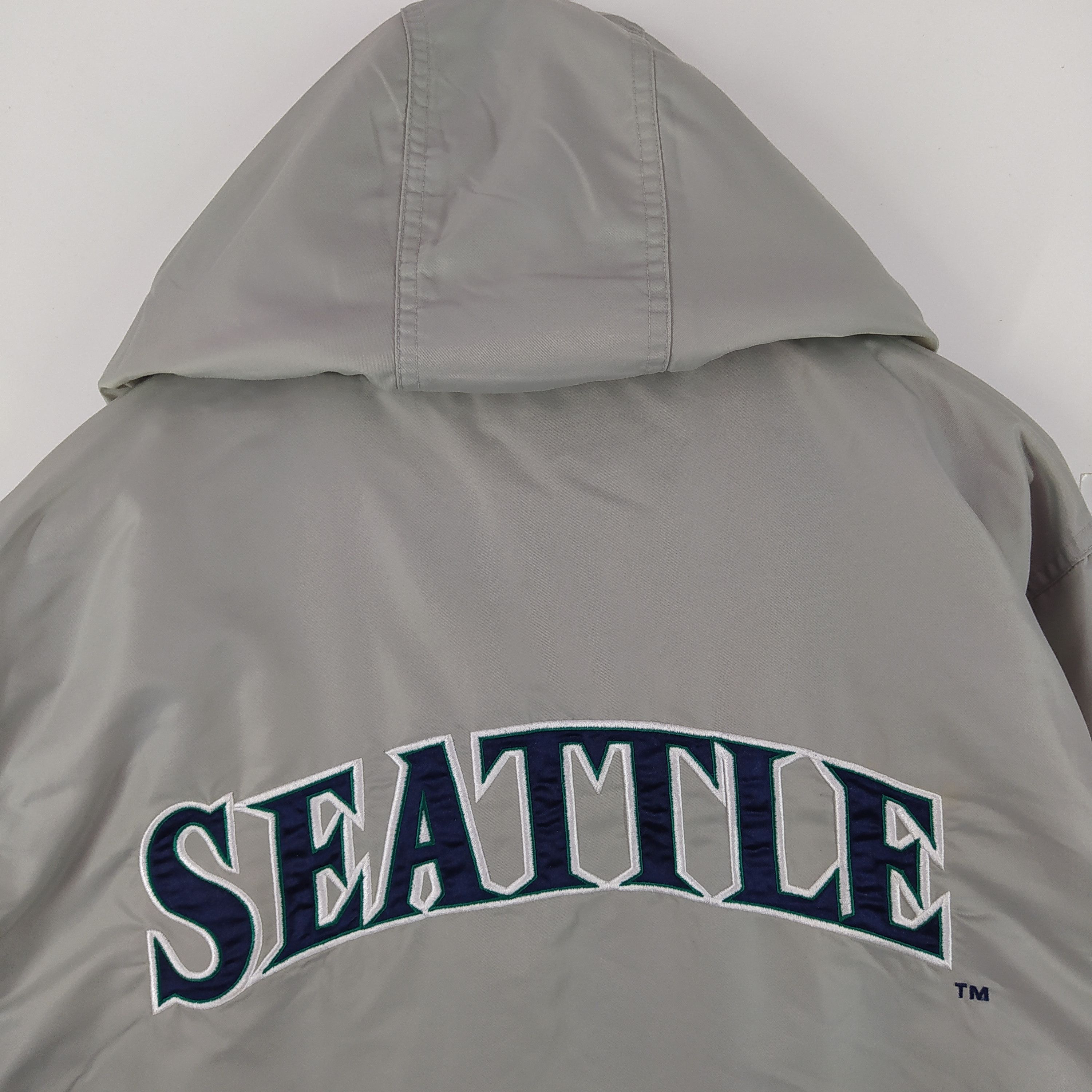MLB × Vintage Vintage Y2K MLB Seattle Marine Embroidery Big Logo Hoodie Size US M / EU 48-50 / 2 - 2 Thumbnail