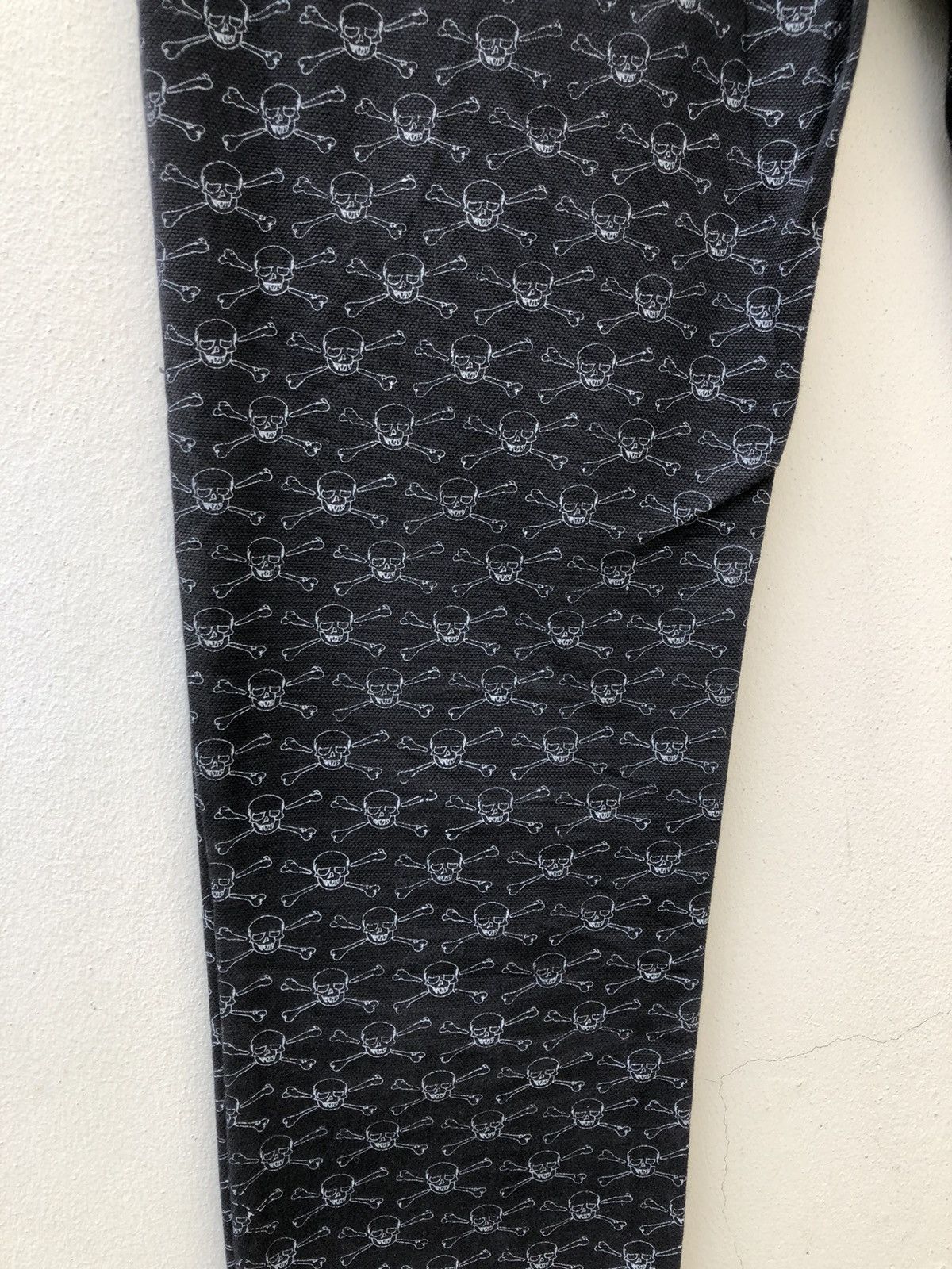 Super Lovers Lover’s Rock Japan Skull Cross Bone Monogram Denim Pant Size US 28 / EU 44 - 18 Thumbnail