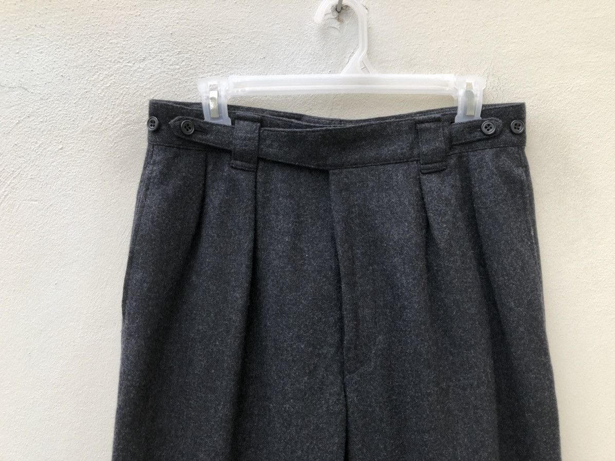 Japanese Brand Vintage 80s Jun Men Japan Black Wool Gurkha Trouser Pant Size US 30 / EU 46 - 2 Thumbnail