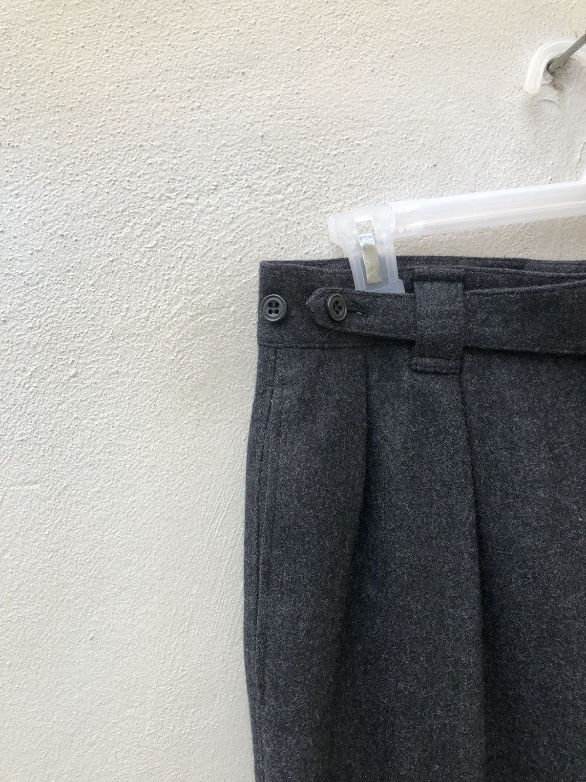 Japanese Brand Vintage 80s Jun Men Japan Black Wool Gurkha Trouser Pant Size US 30 / EU 46 - 3 Thumbnail