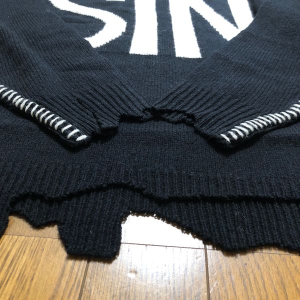 READYMADE Saint Michael SIN Knit Sweater Size US L / EU 52-54 / 3 - 9 Preview