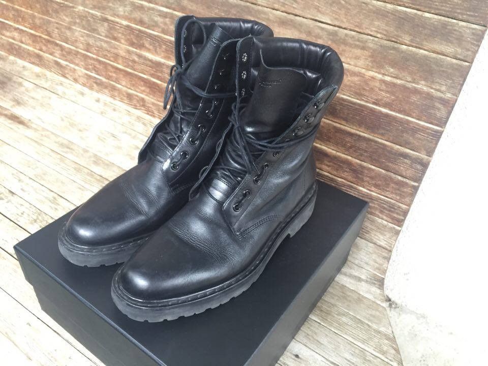 Saint Laurent Paris SLP Combat Boots Grailed