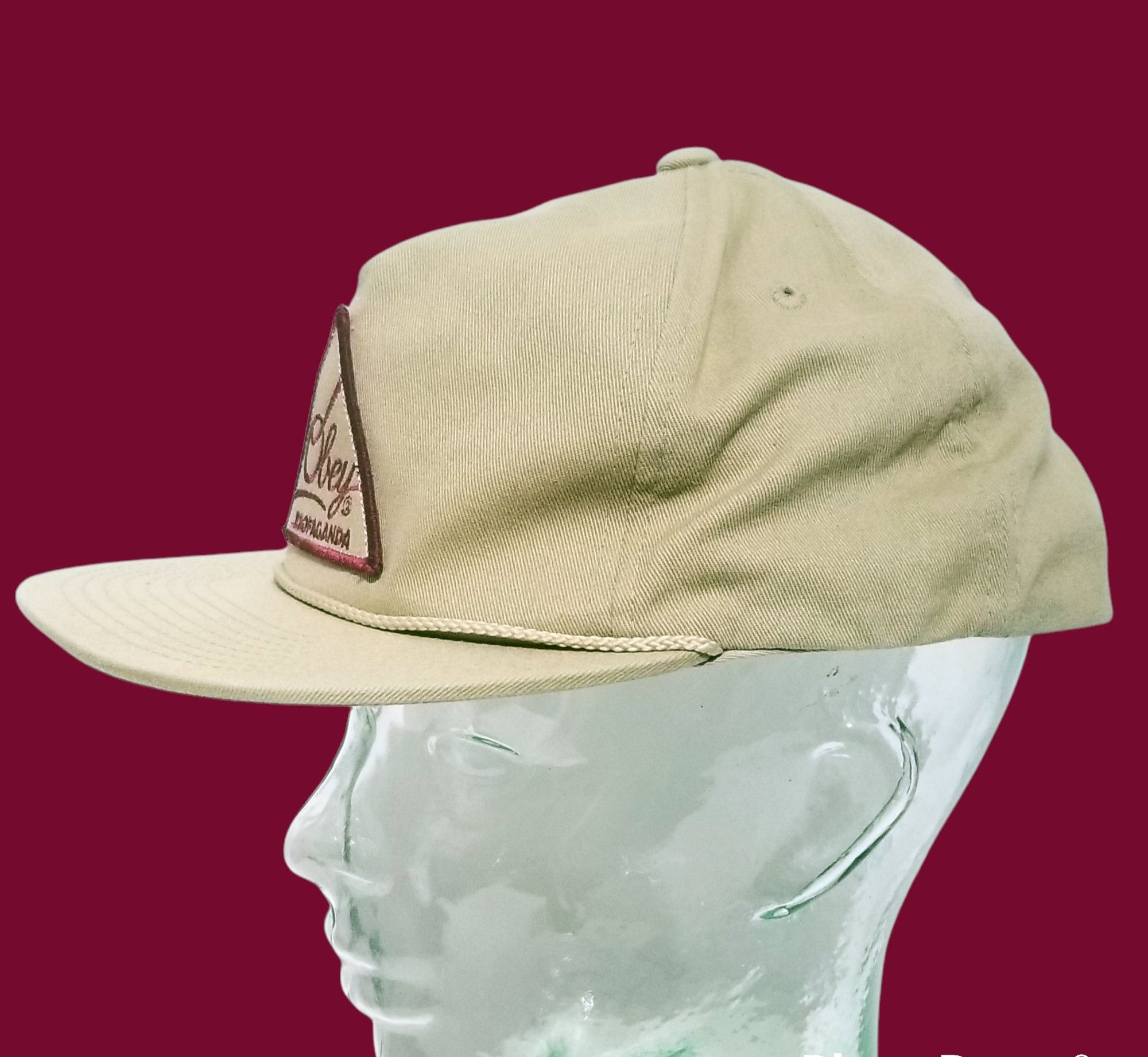 Obey Obey Propaganda SnapBack One Size Khaki/Maroon Hat Cap Size ONE SIZE - 2 Thumbnail