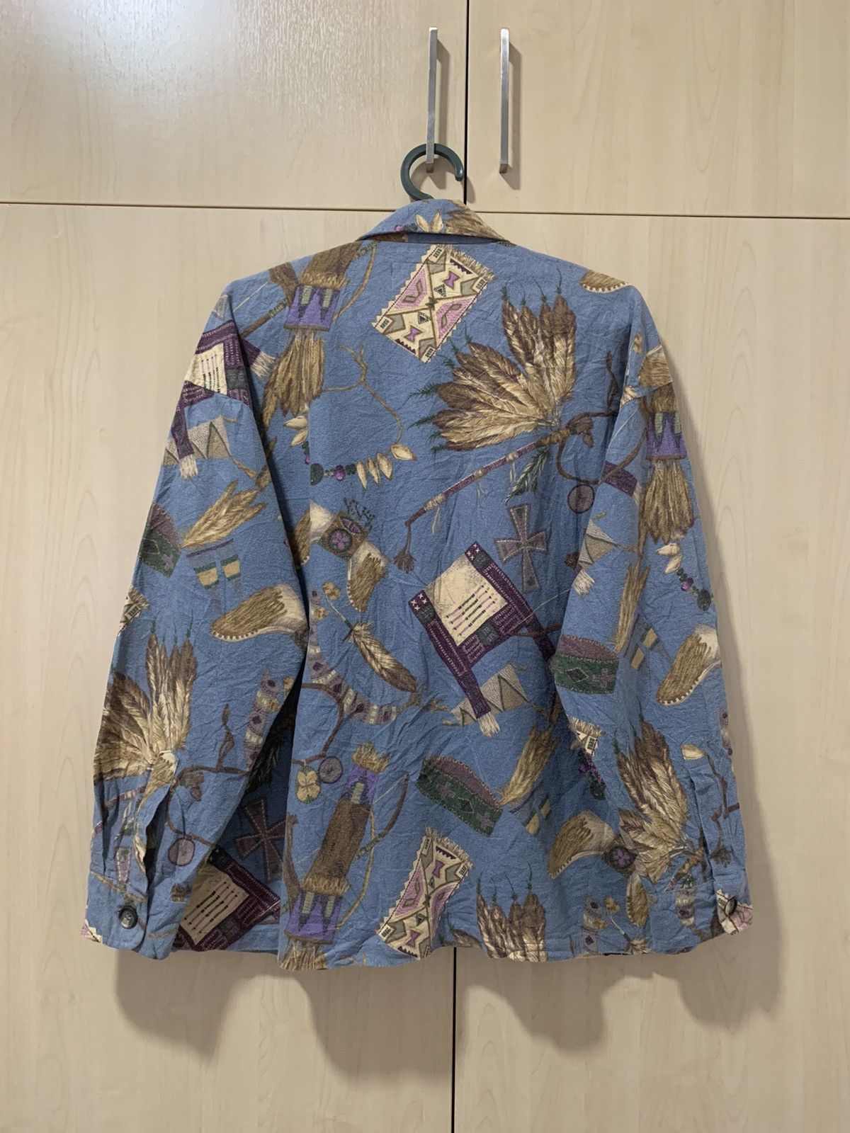 Vintage eastwoods flanel button up overprint archery bow