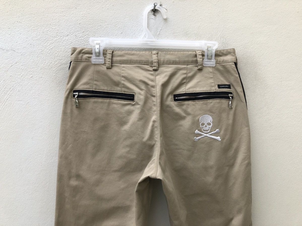 LOVELESS Japan Skull Cross Bone Side Tape Chino Trouser Pant