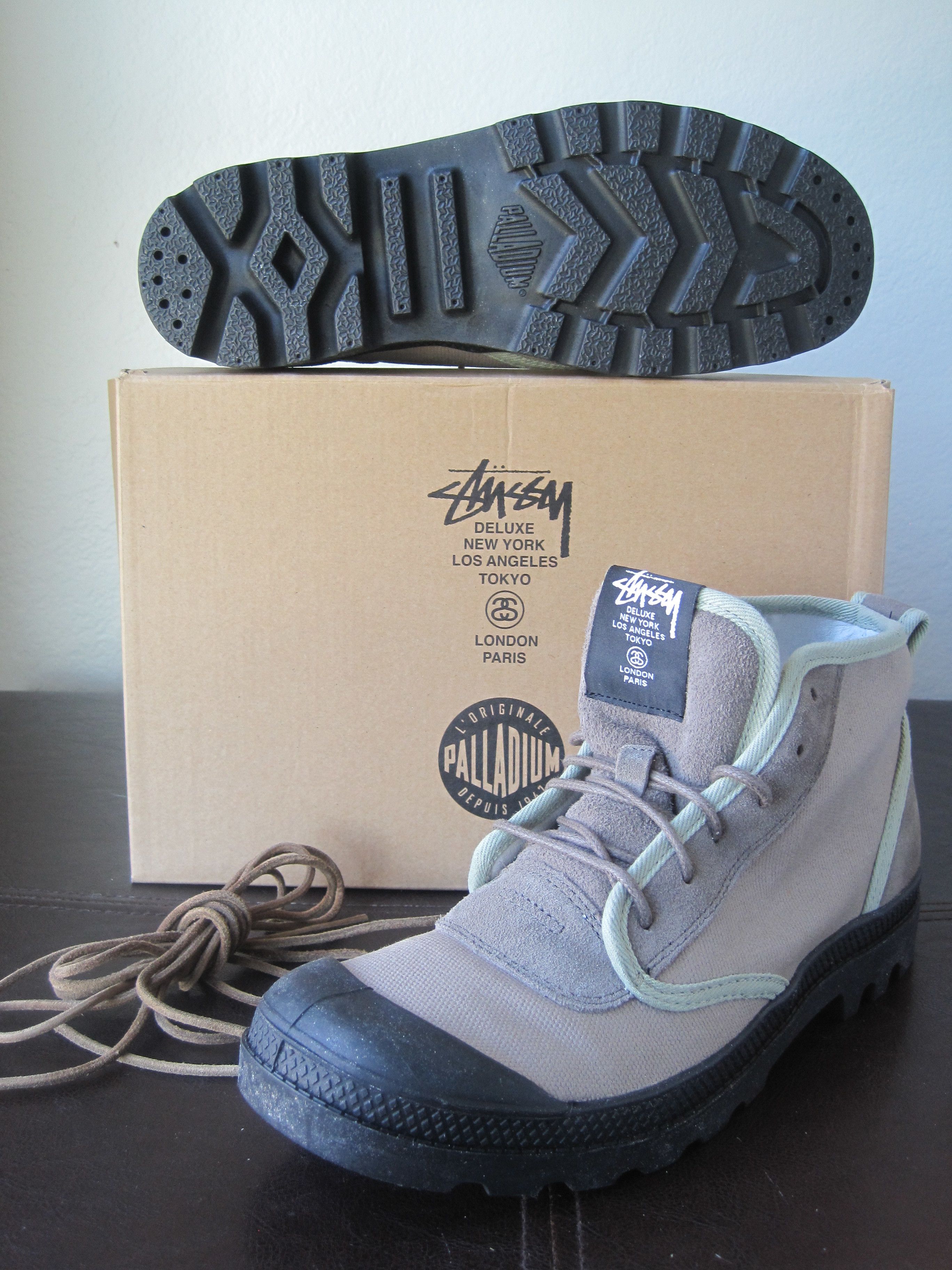 Palladium Stussy Pampa Mid Boot Grailed