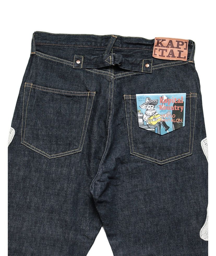Kapital Kapital 12.5oz Mexican Bone Denim Skelton 5P OKAGILLY 32inch Size US 32 / EU 48 - 5 Thumbnail