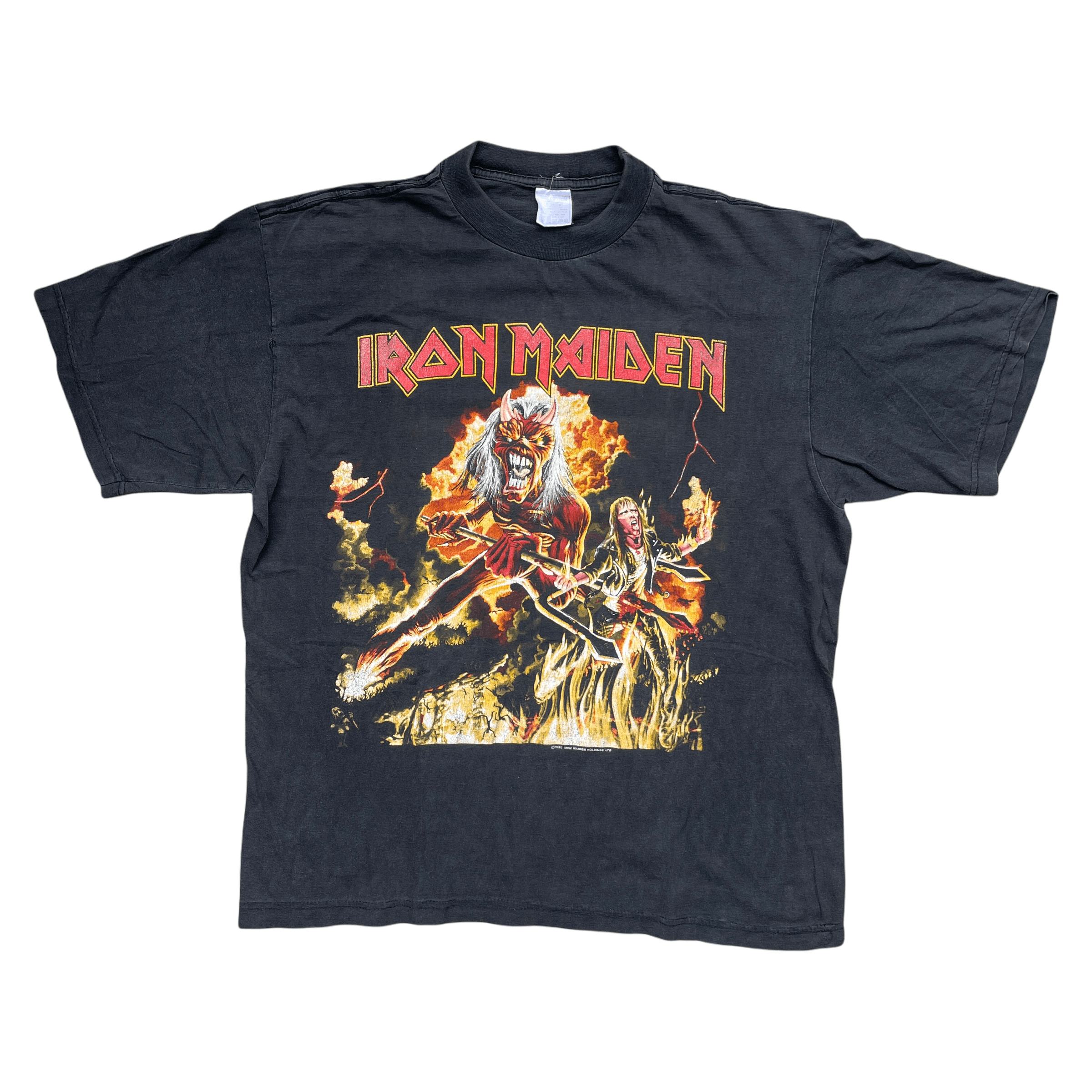 Vintage Vintage 90s 1993 Iron Maiden Hallowed By Thy Name T-shirt 