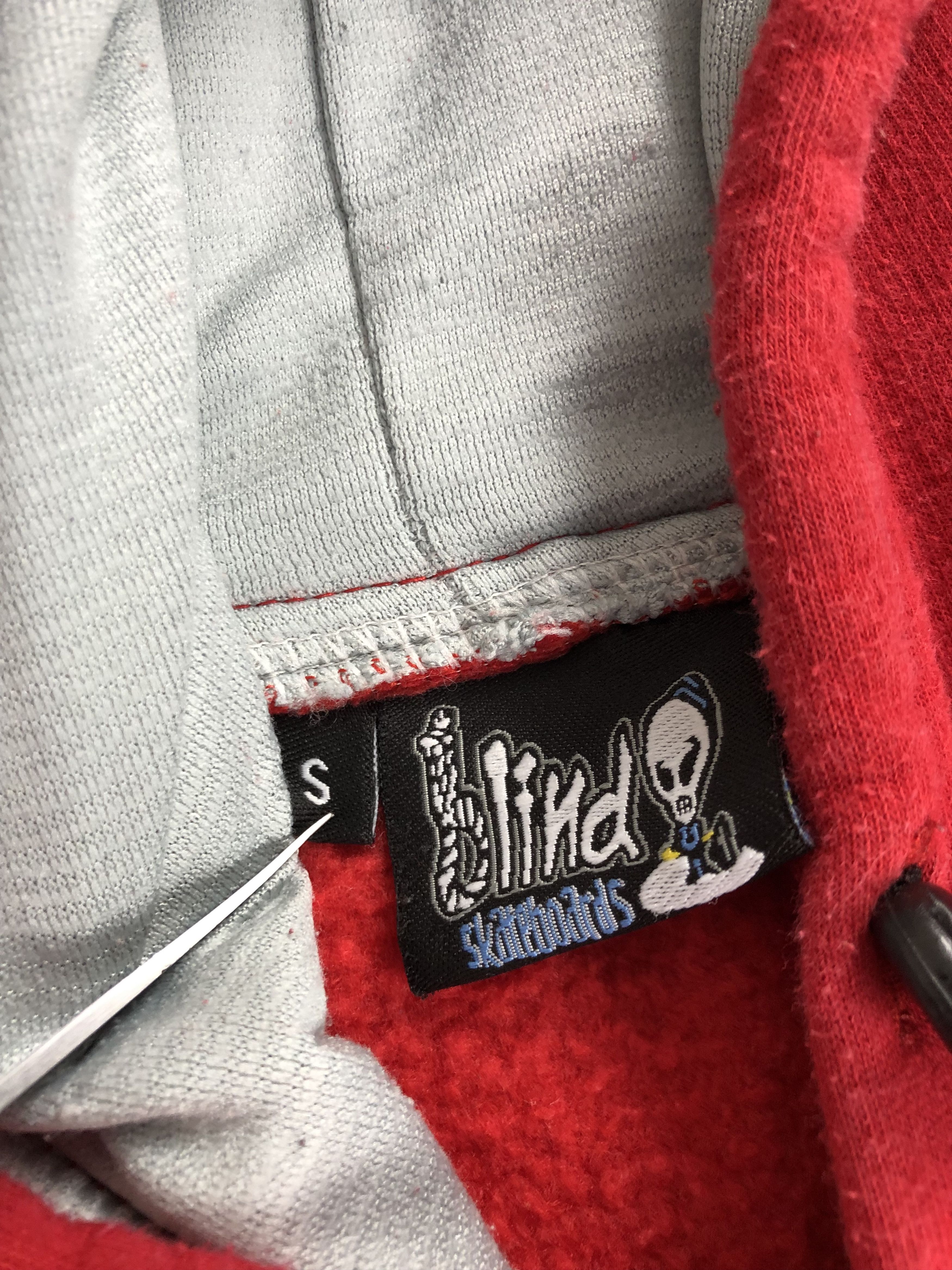 Hook-Ups Vintage 90s Blind Skateboards Reaper hoodie (Alien Workshop Size US S / EU 44-46 / 1 - 11 Thumbnail