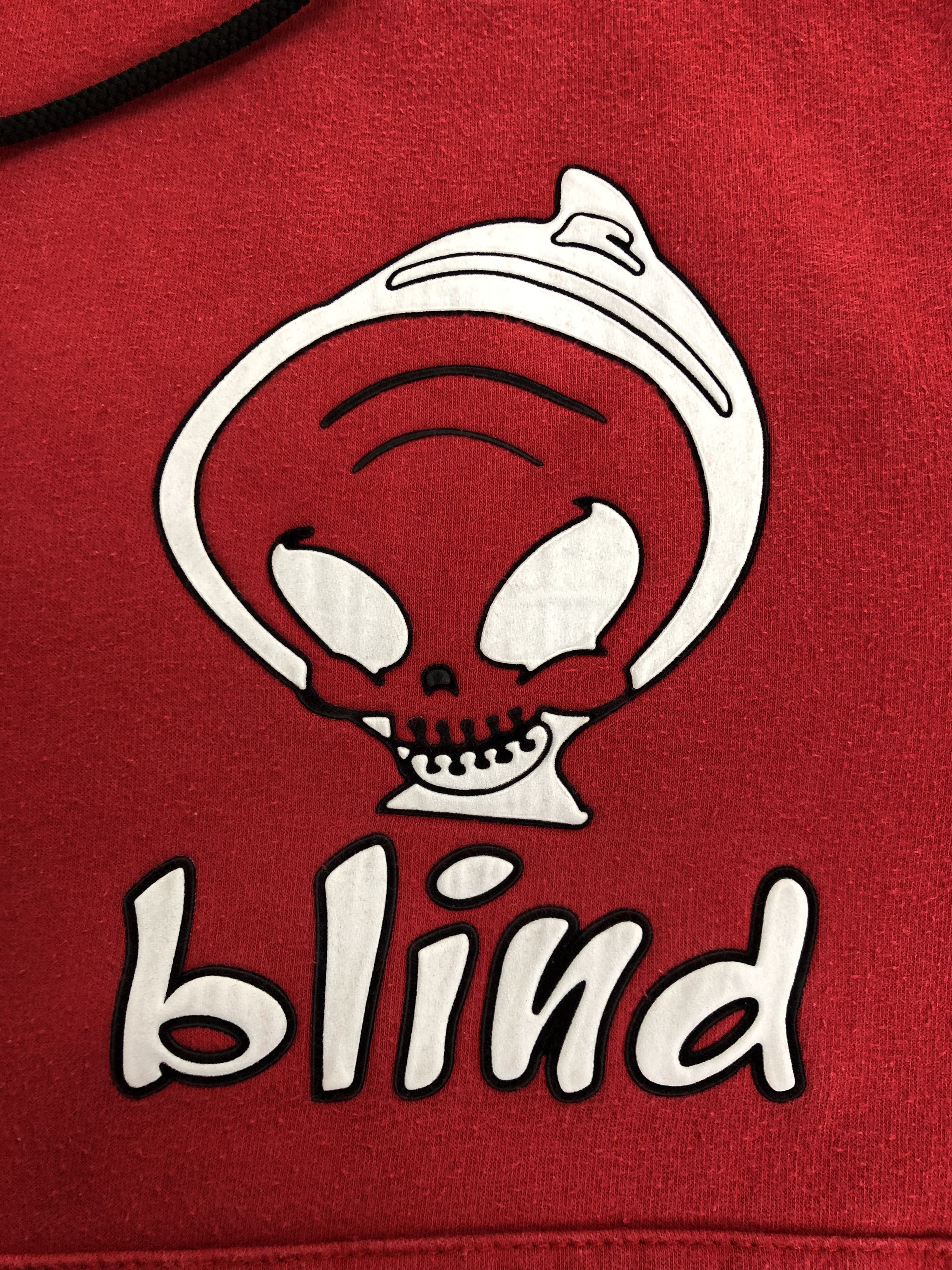 Hook-Ups Vintage 90s Blind Skateboards Reaper hoodie (Alien Workshop Size US S / EU 44-46 / 1 - 3 Thumbnail