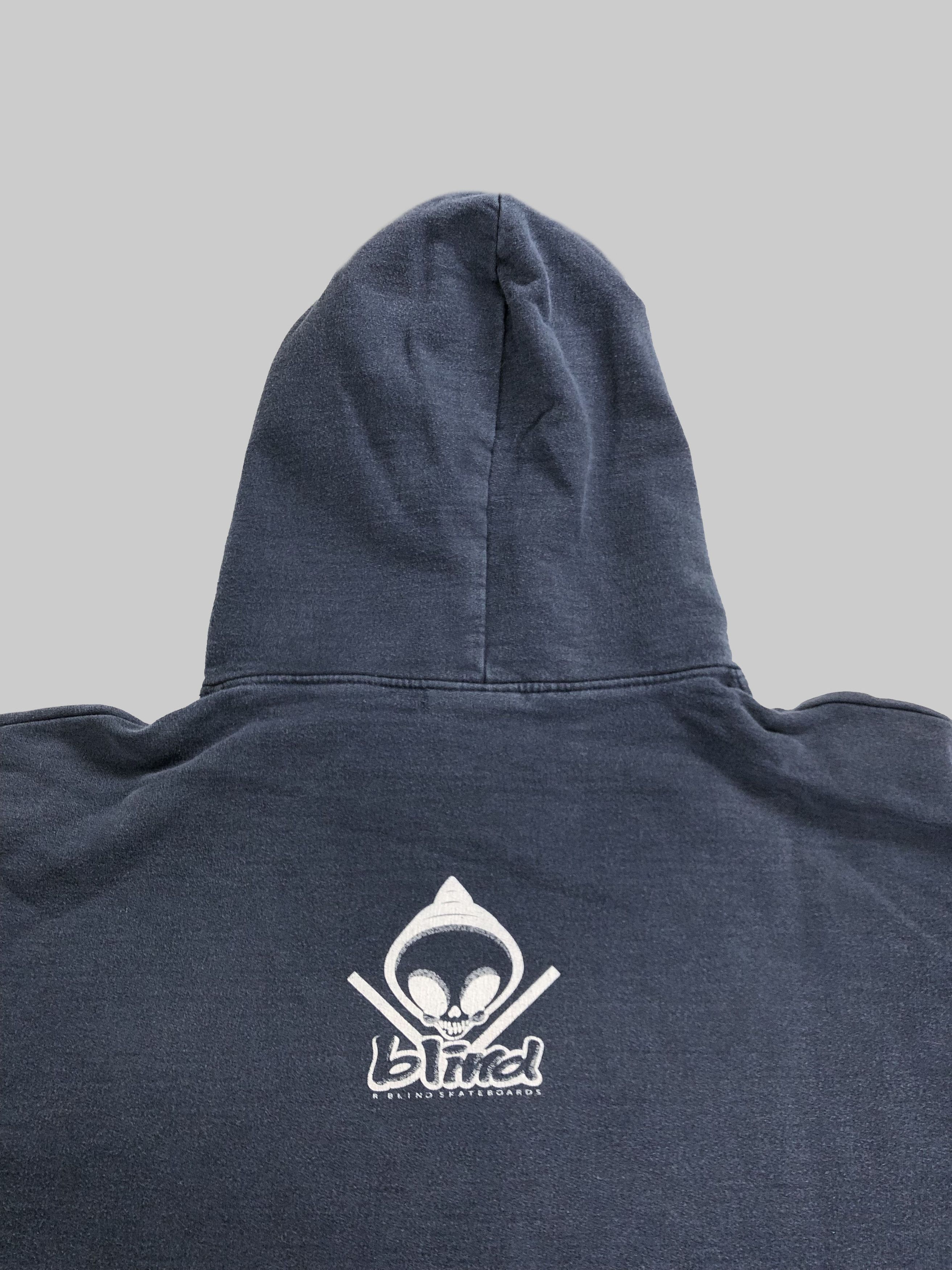 Hook-Ups Vintage 90s Blind Skateboards Reaper hoodie (Alien Workshop Size US M / EU 48-50 / 2 - 8 Thumbnail