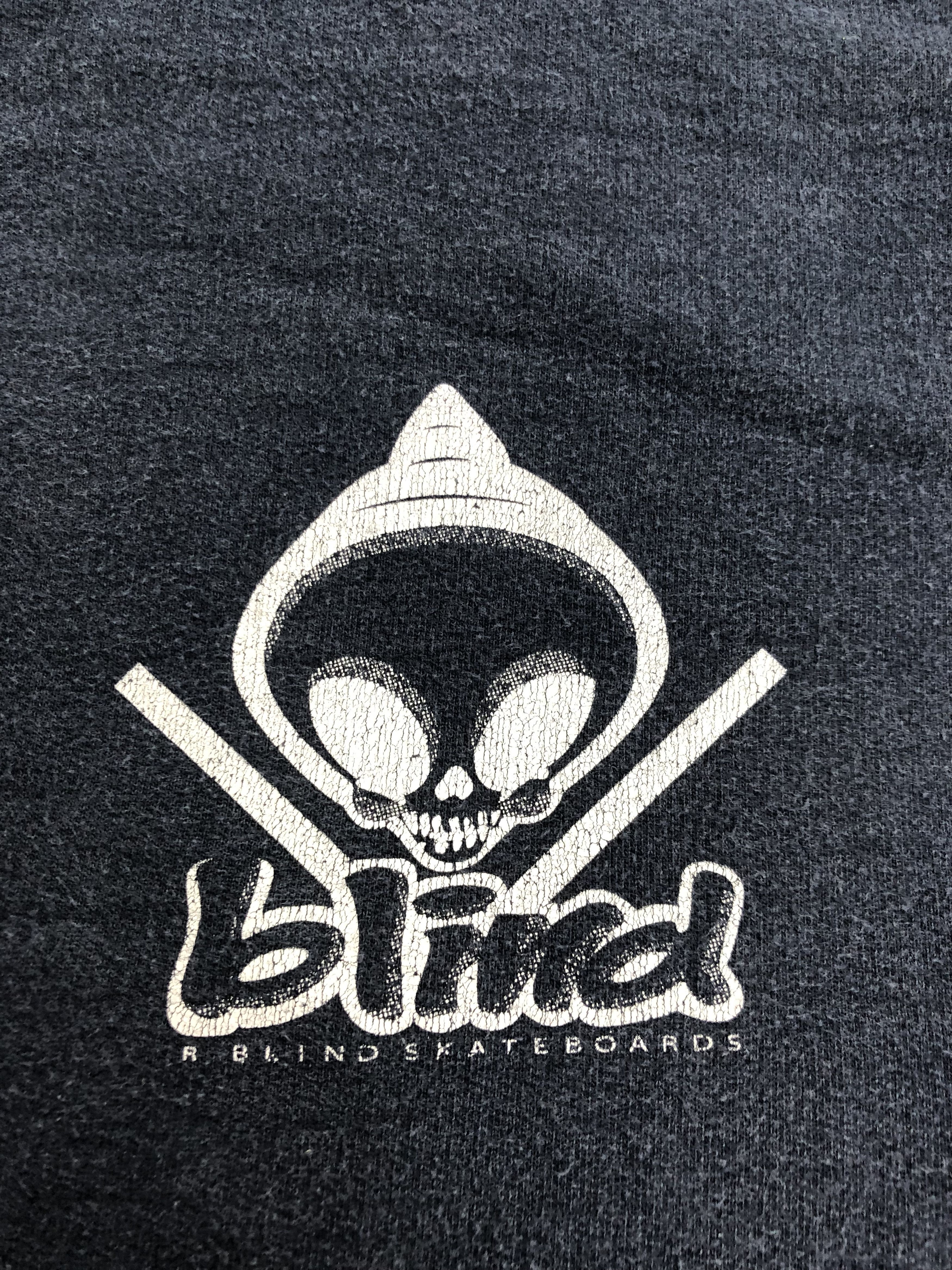 Hook-Ups Vintage 90s Blind Skateboards Reaper hoodie (Alien Workshop Size US M / EU 48-50 / 2 - 9 Thumbnail