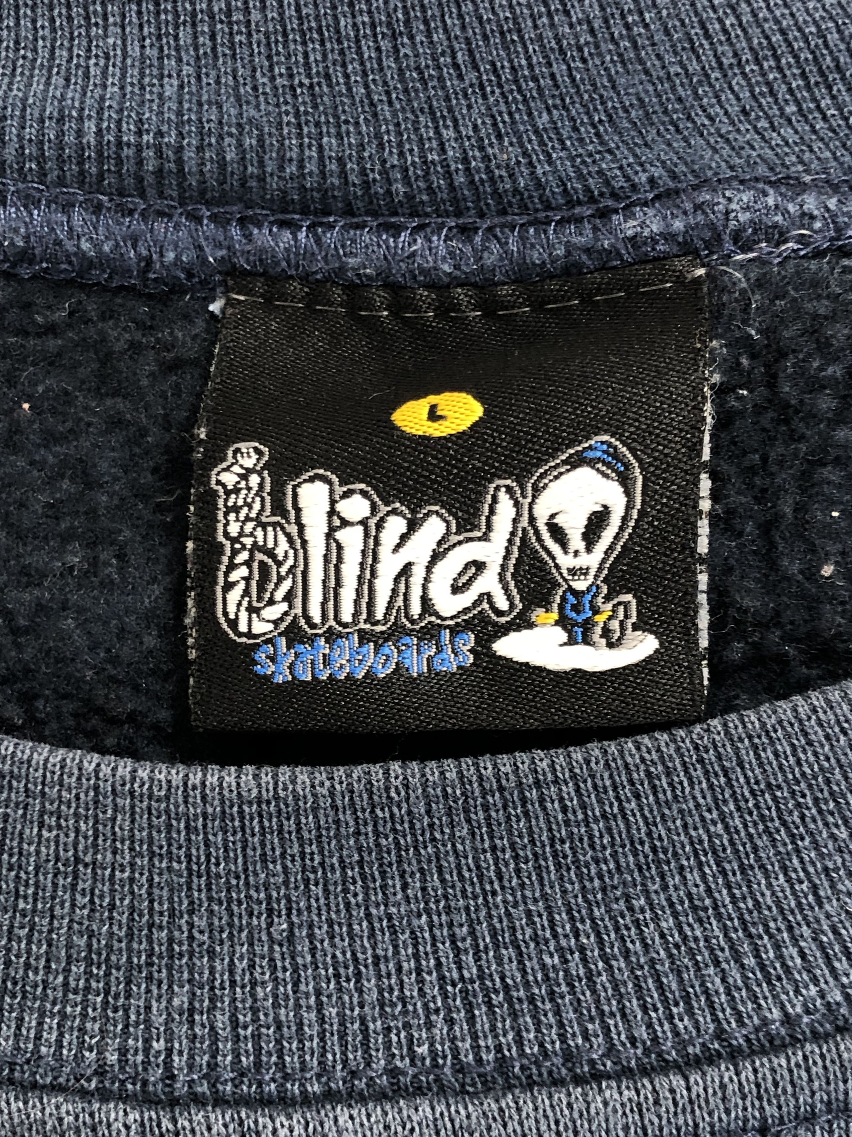 Hook-Ups Vintage 90s Blind Skateboards Reaper sweatshirt (Workshop) Size US L / EU 52-54 / 3 - 18 Thumbnail
