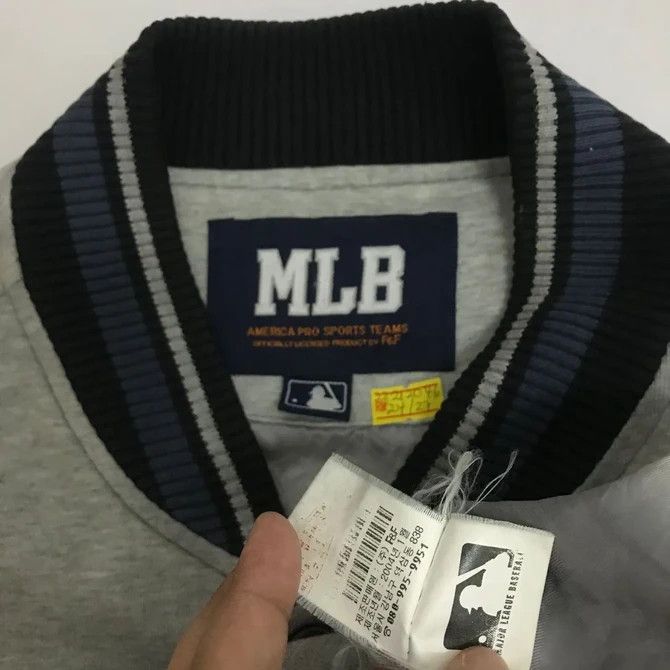 MLB × New York Yankees 💣OFFER Vtg YANKEES X MLB Varsity Jacket Size US L / EU 52-54 / 3 - 9 Thumbnail