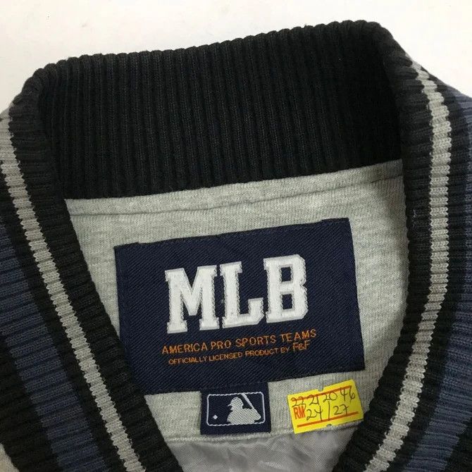 MLB × New York Yankees 💣OFFER Vtg YANKEES X MLB Varsity Jacket Size US L / EU 52-54 / 3 - 10 Thumbnail