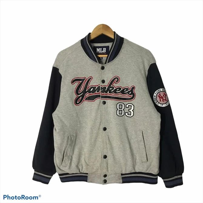 MLB × New York Yankees 💣OFFER Vtg YANKEES X MLB Varsity Jacket Size US L / EU 52-54 / 3 - 1 Thumbnail