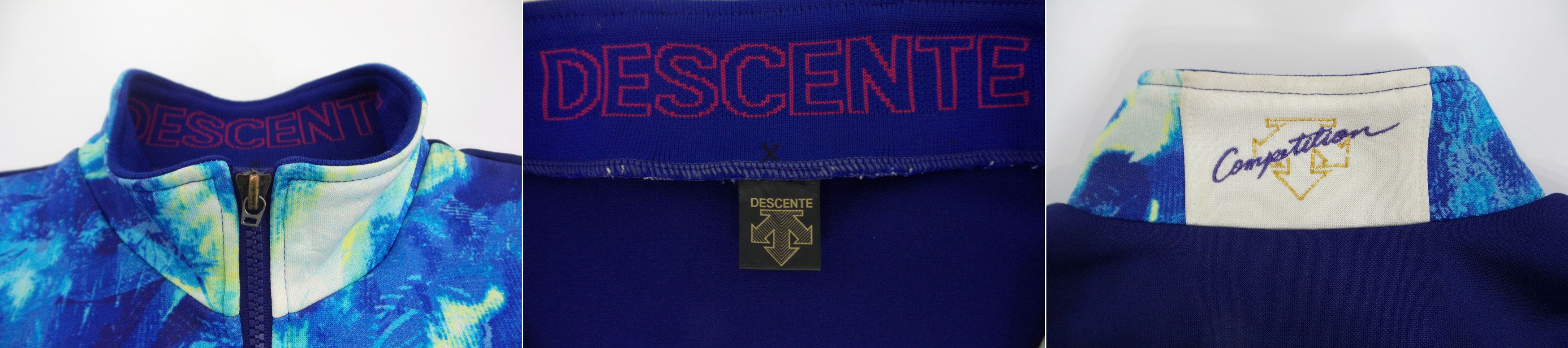 Descente × Japanese Brand Descente Blue / Multicolor 'Competition' Zipper Jackets Size US L / EU 52-54 / 3 - 3 Thumbnail