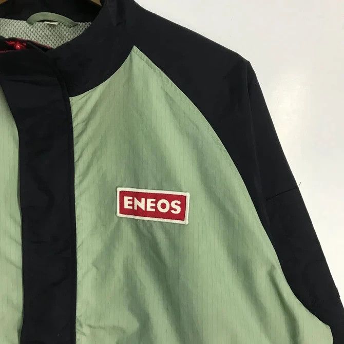 Japanese Brand 💣 OFFER Vtg 90's ENEON Windbreaker Worker Jacket Size US L / EU 52-54 / 3 - 2 Thumbnail