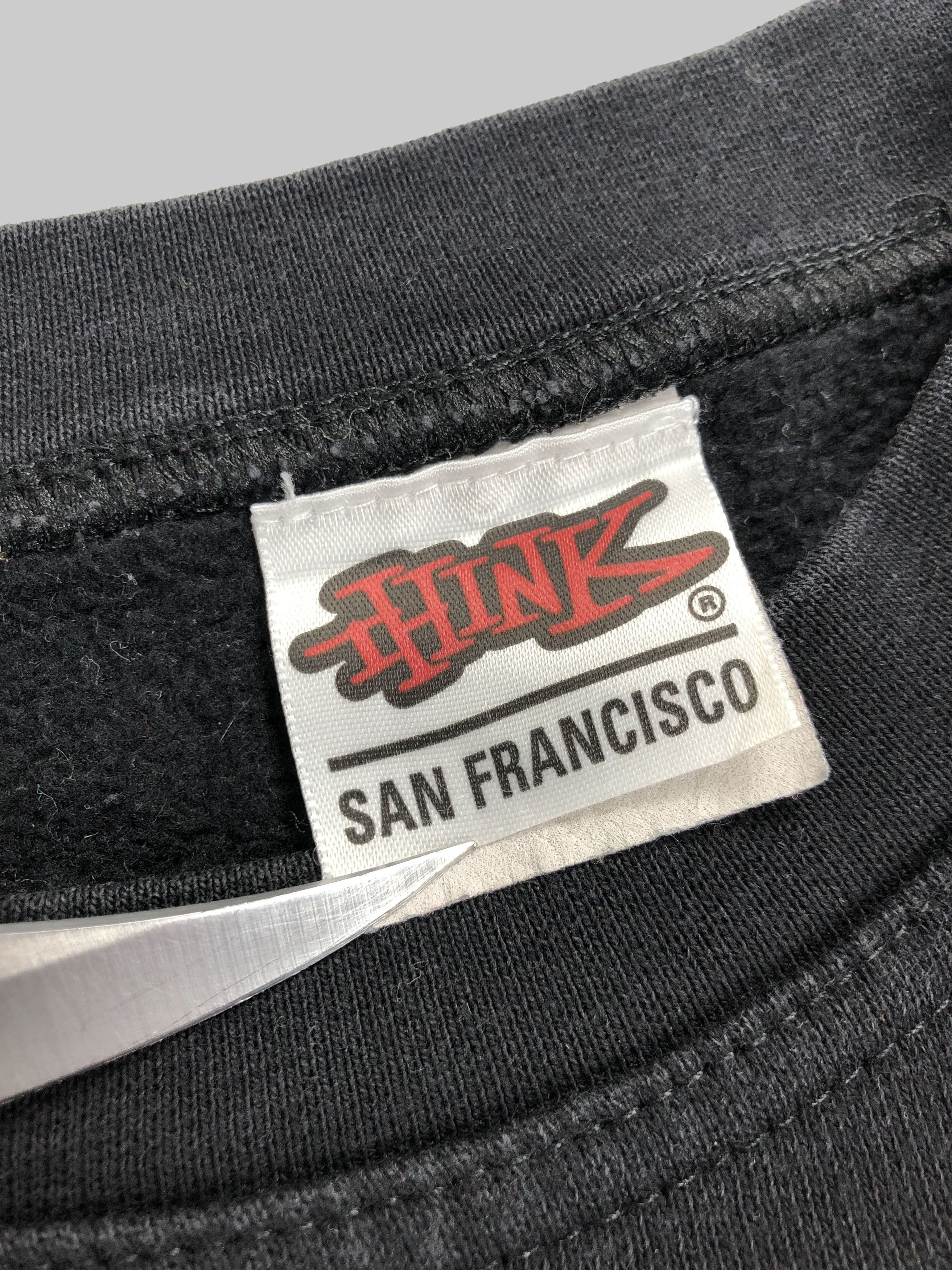Hook-Ups Vintage 90s Think Skateboards sweatshirts (Alien Workshop) Size US S / EU 44-46 / 1 - 9 Thumbnail