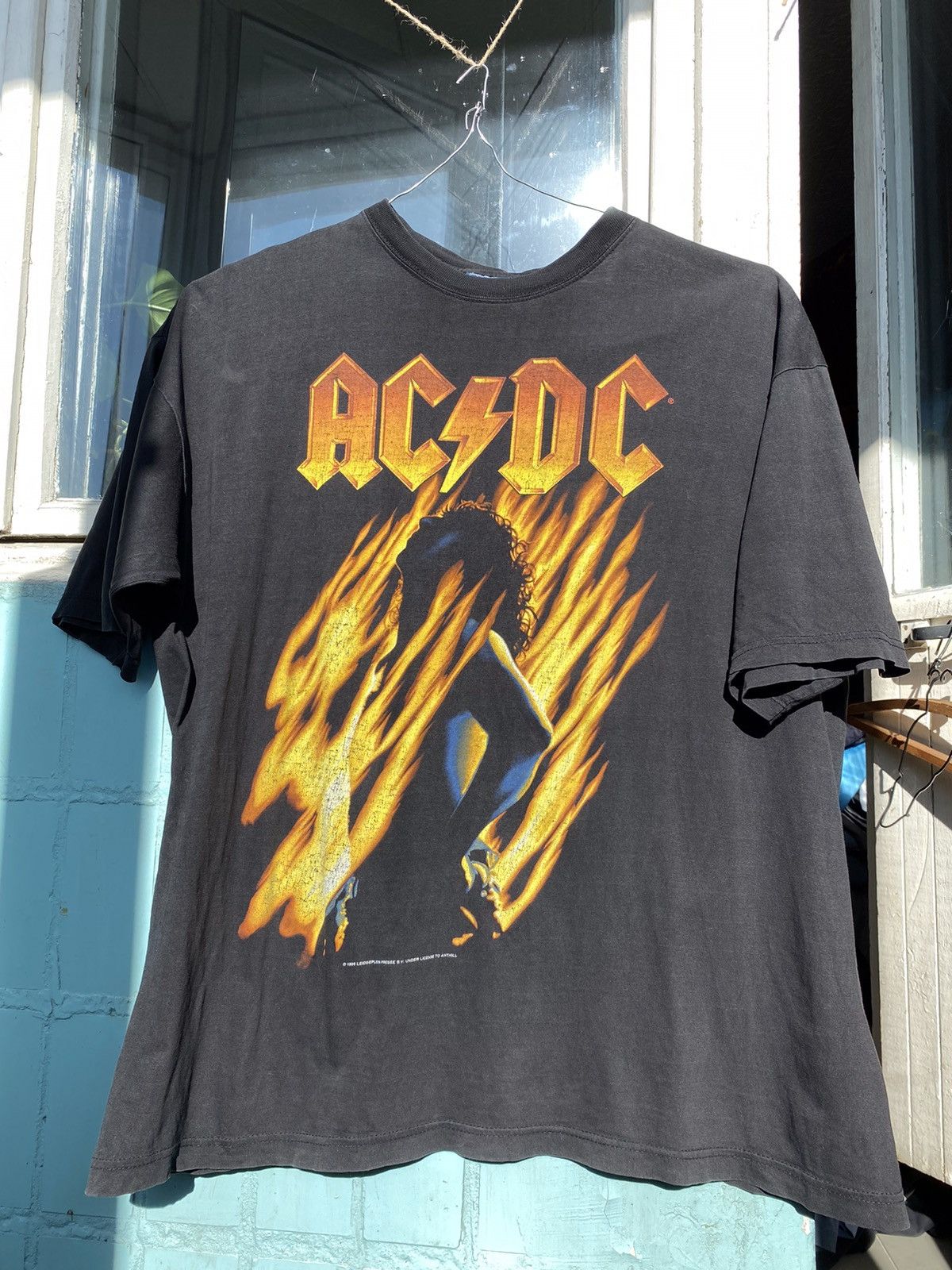 Ac/Dc × Band Tees × Vintage Vintage Ac/Dc t-shirt bonfire 1998 | Grailed