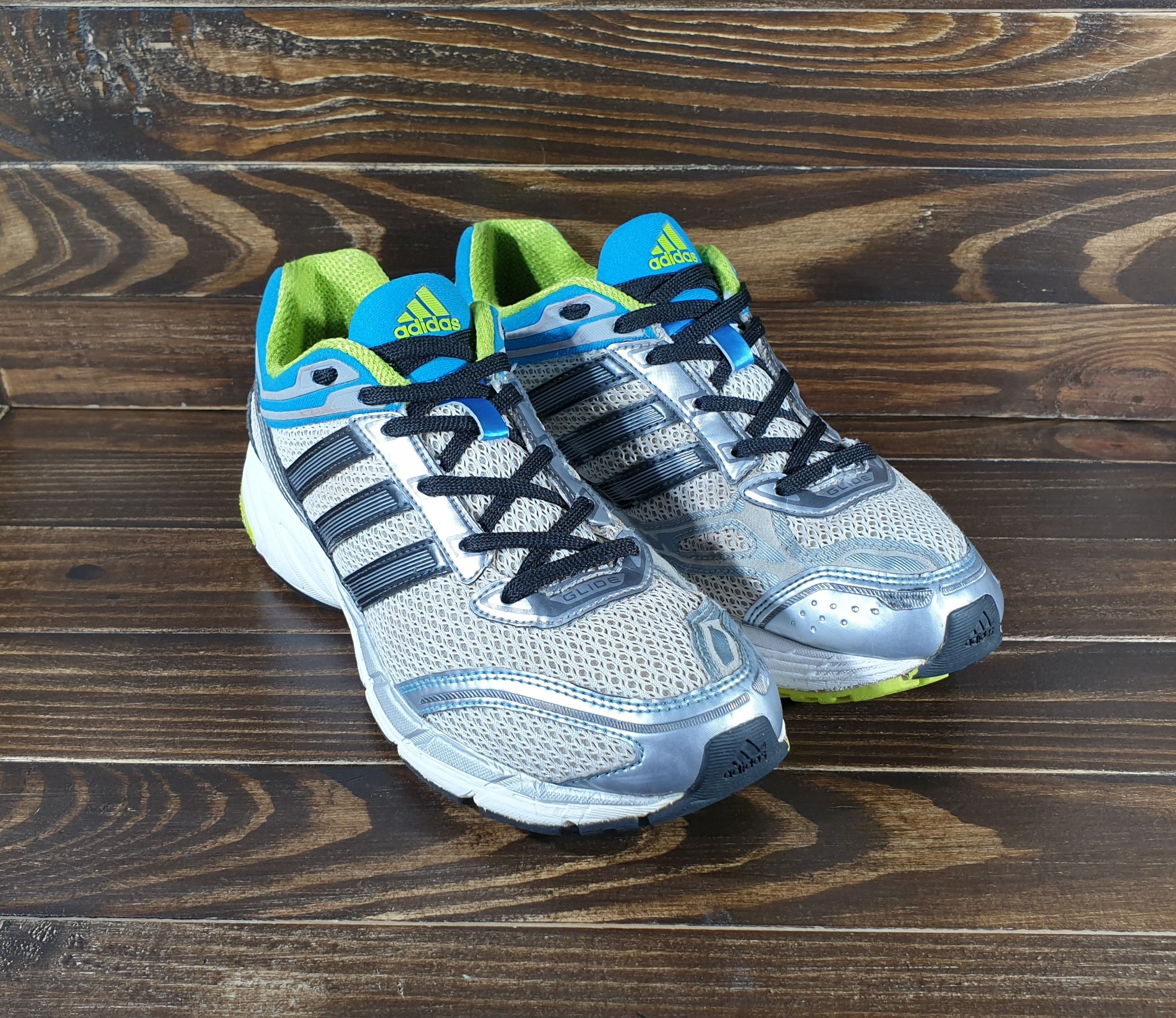 Adidas Adidas Supernova Glide 2011 Men's Sneakers Silver Blue Size US 7 / EU 40 - 2 Thumbnail