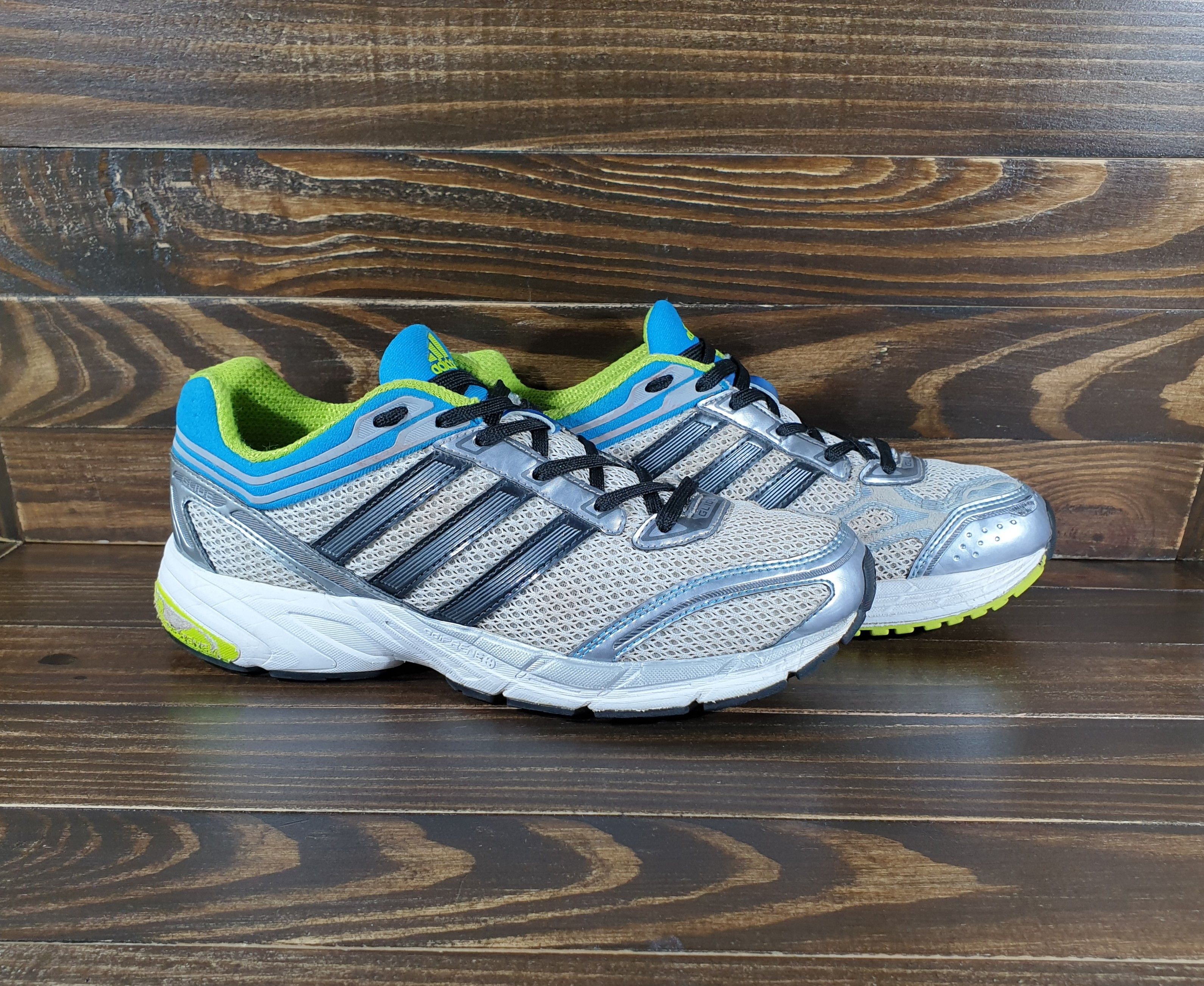 Adidas Adidas Supernova Glide 2011 Men's Sneakers Silver Blue Size US 7 / EU 40 - 25 Thumbnail
