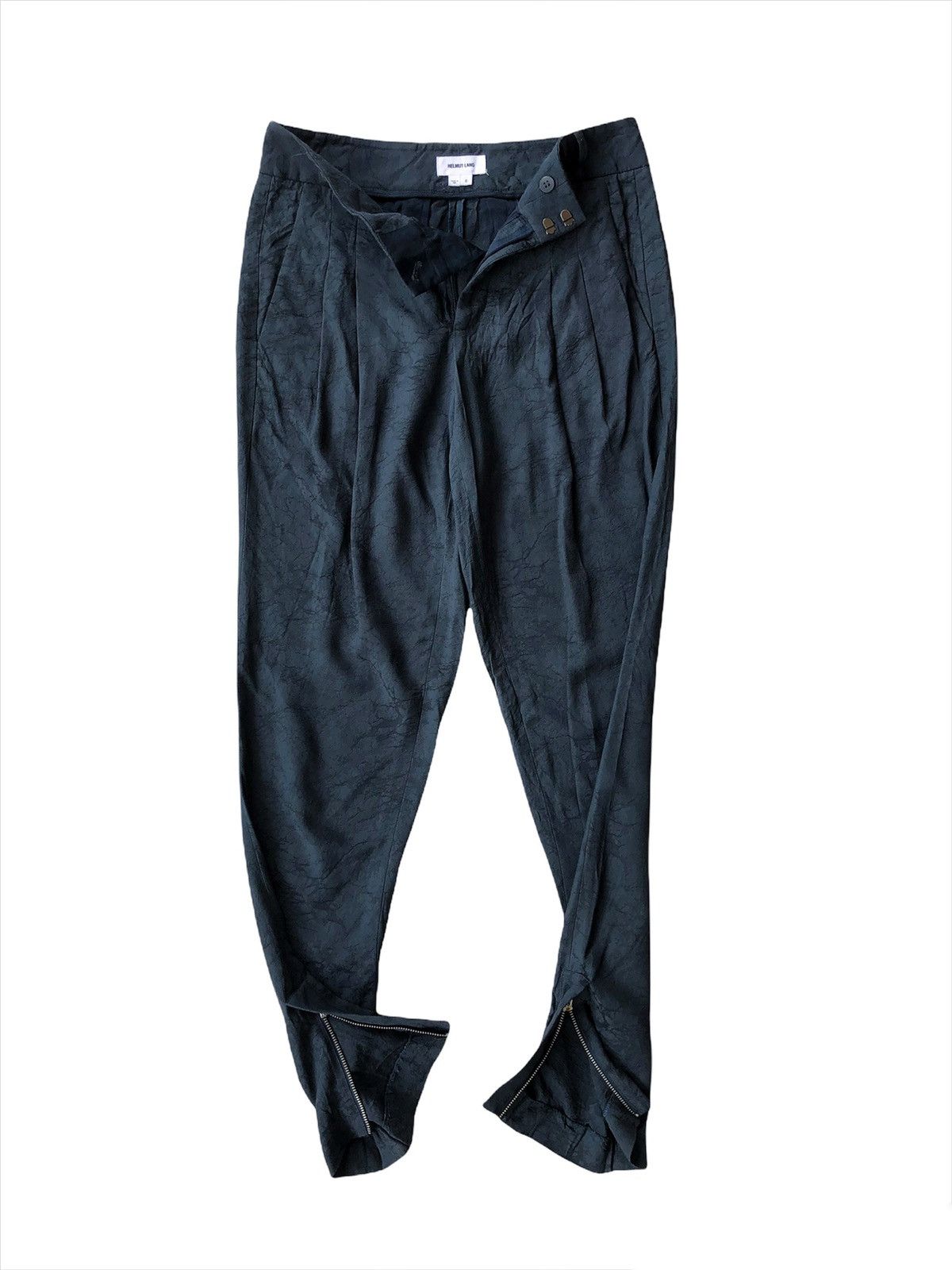 Vtg Helmut Lang Archive Mens Black Cotton Twill Chino Pants