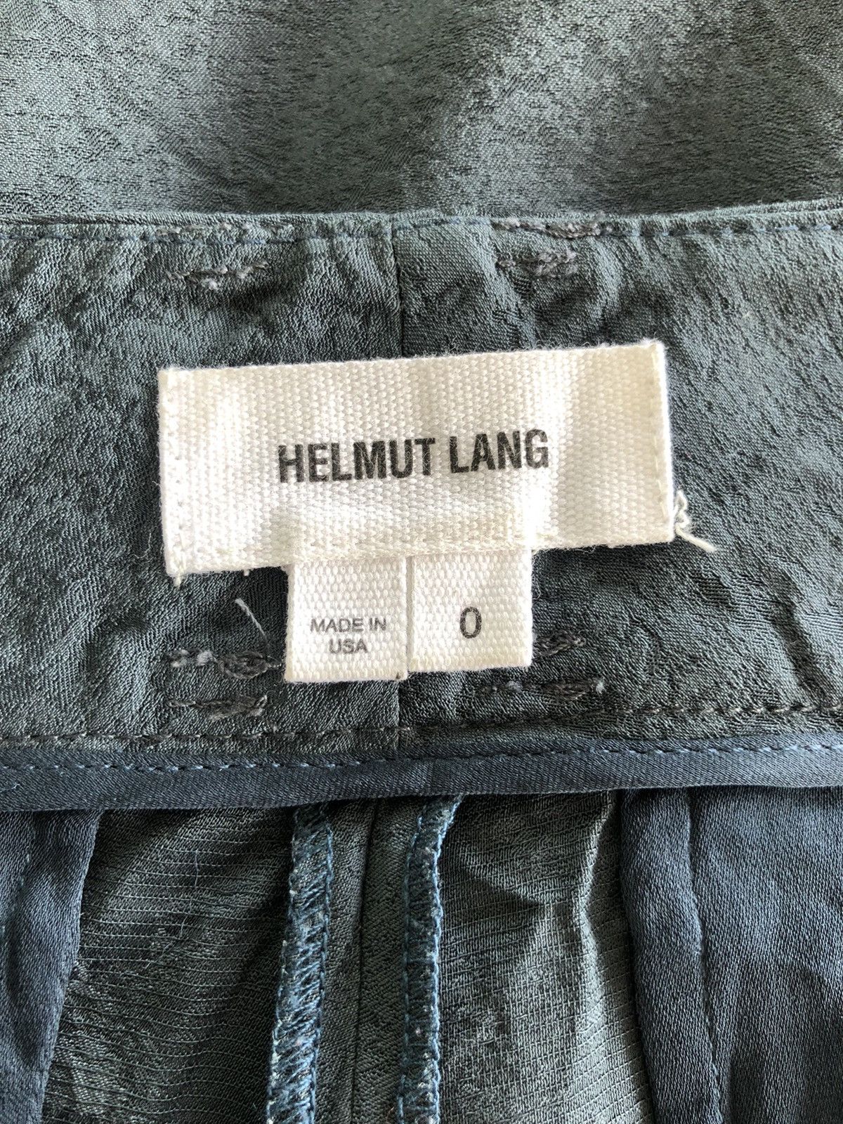 Helmut Lang GRAIL🔥Helmut Lang Mosaic Marble Zipper Hem Rayon Pants Size US 31 - 4 Thumbnail