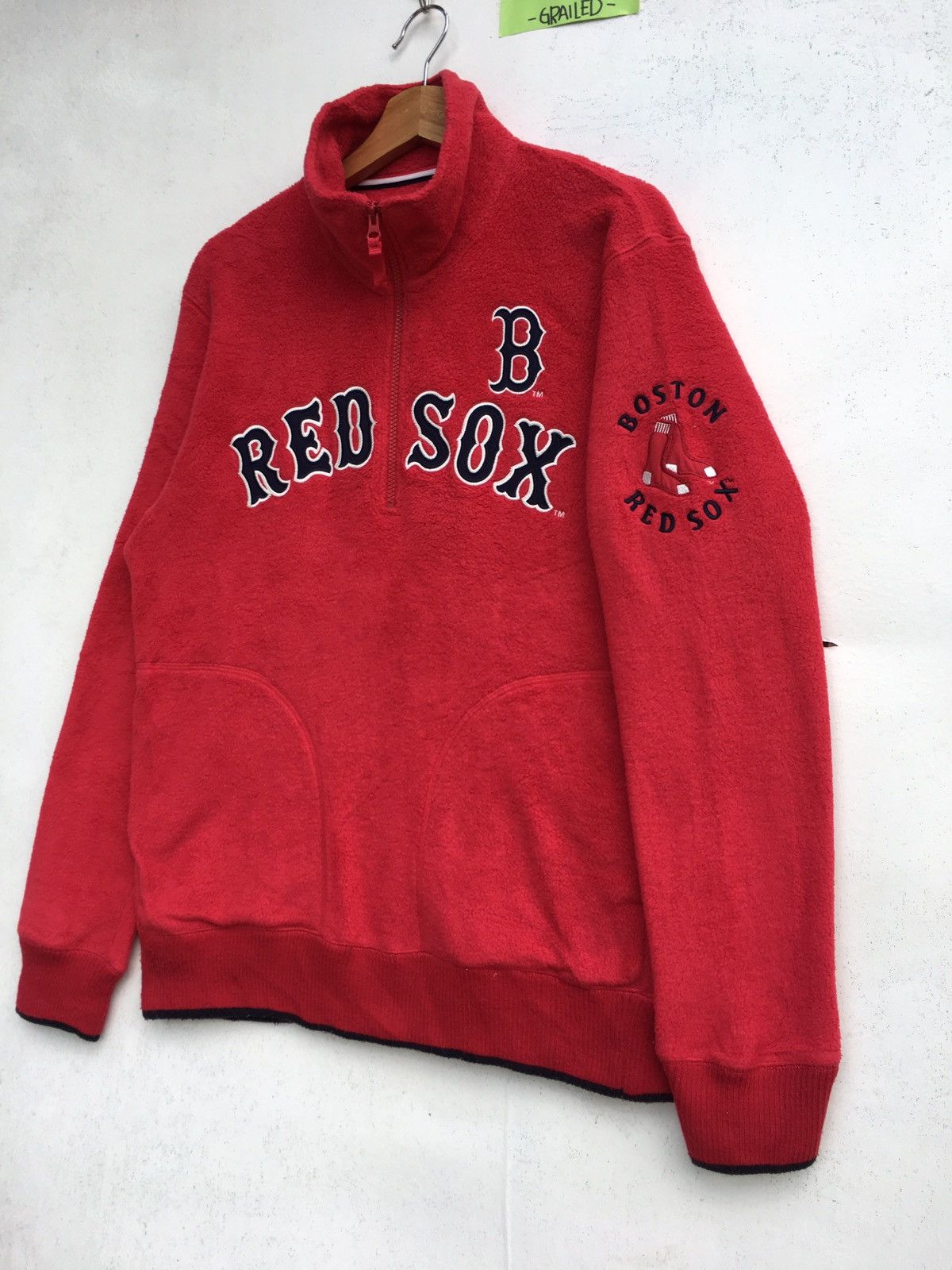 MLB Vintage Red Sox MLB Fleece Sweater Size US M / EU 48-50 / 2 - 3 Thumbnail