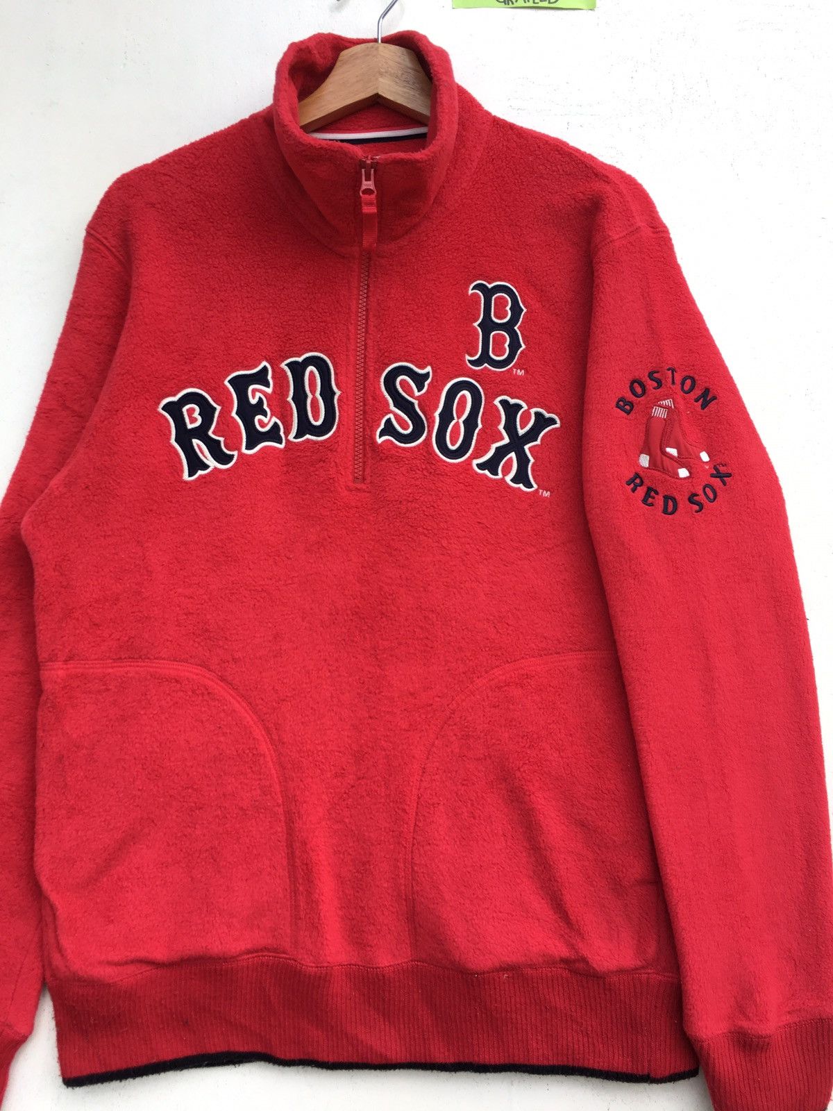 MLB Vintage Red Sox MLB Fleece Sweater Size US M / EU 48-50 / 2 - 4 Thumbnail