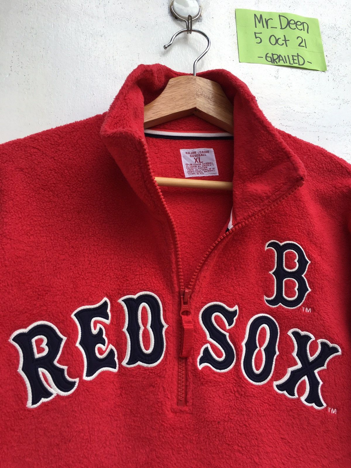 MLB Vintage Red Sox MLB Fleece Sweater Size US M / EU 48-50 / 2 - 6 Thumbnail