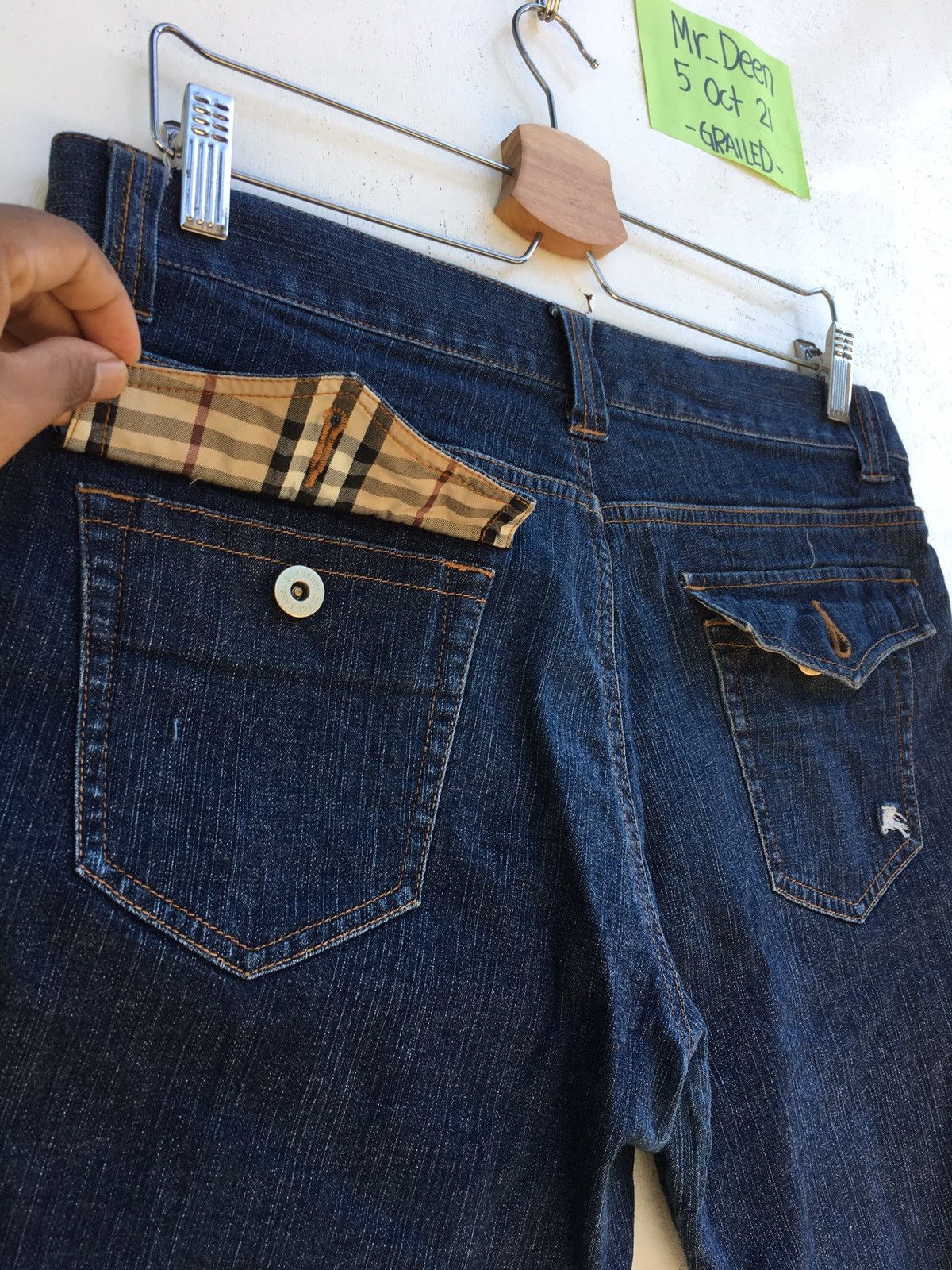 Burberry Vintage Rare Burberry Short Jeans/ Denim Size US 32 / EU 48 - 18 Thumbnail