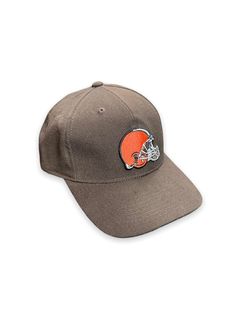 Cleveland BROWNS Original Vintage 80s Brown Corduroy Snapback