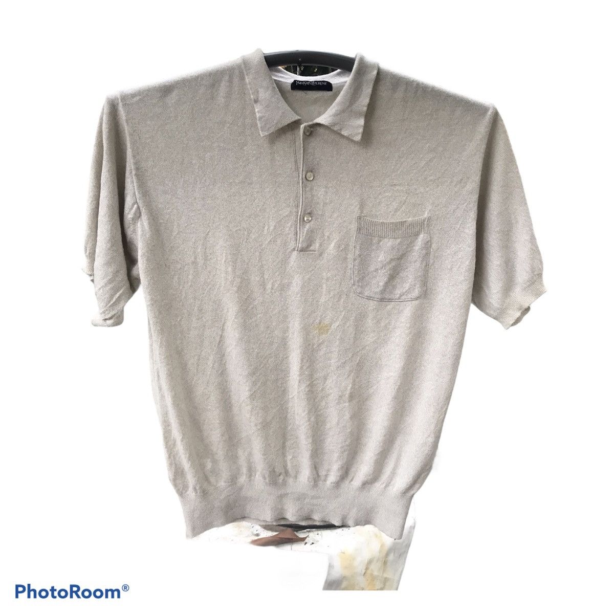 Japanese Brand × Vintage × Yves Saint Laurent Vintage YSL YvesSaintLaurent soft polo tee Size US L / EU 52-54 / 3 - 1 Thumbnail