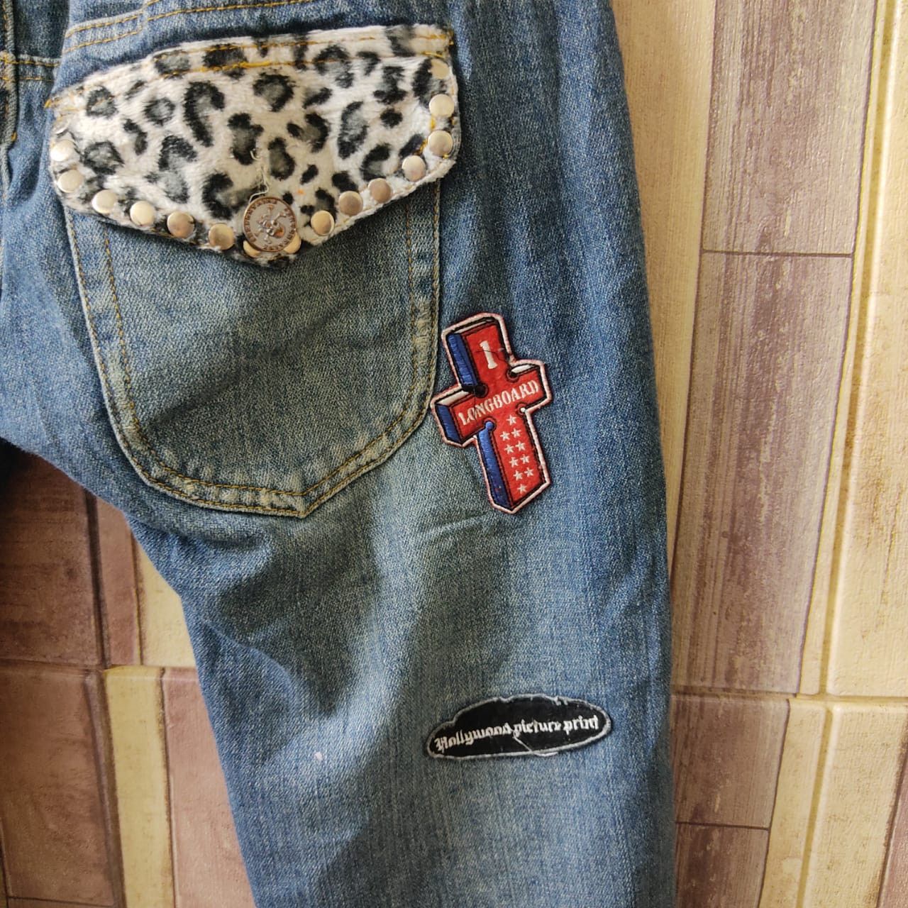 Japanese Brand × Seditionaries HPP HOLLYWOOD Double Waist Bondage Style Denim Pants Size US 32 / EU 48 - 8 Thumbnail